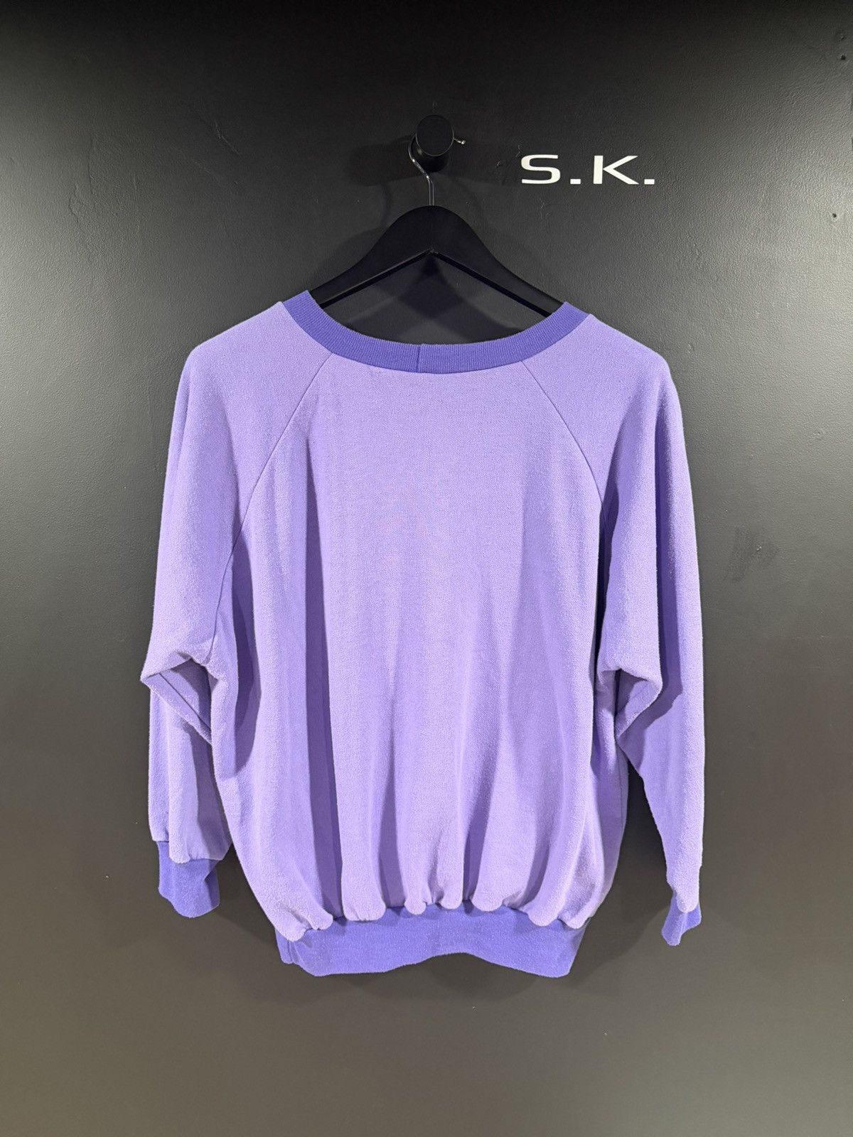 Vintage 1980s Vintage Purple Sun Faded Grunge Boxy Sweatshirt XL Size US XL / EU 56 / 4 - 7 Thumbnail