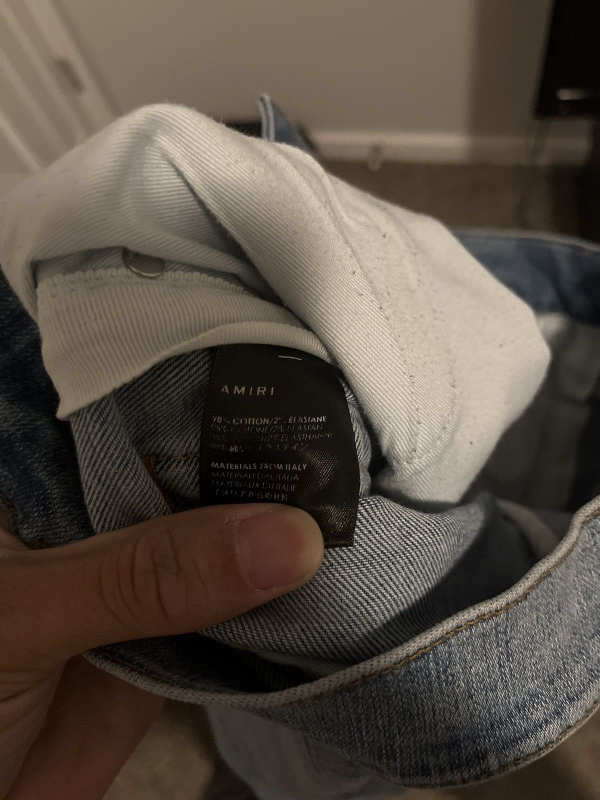 Amiri blue amiri jeans Size US 30 / EU 46 - 4 Thumbnail