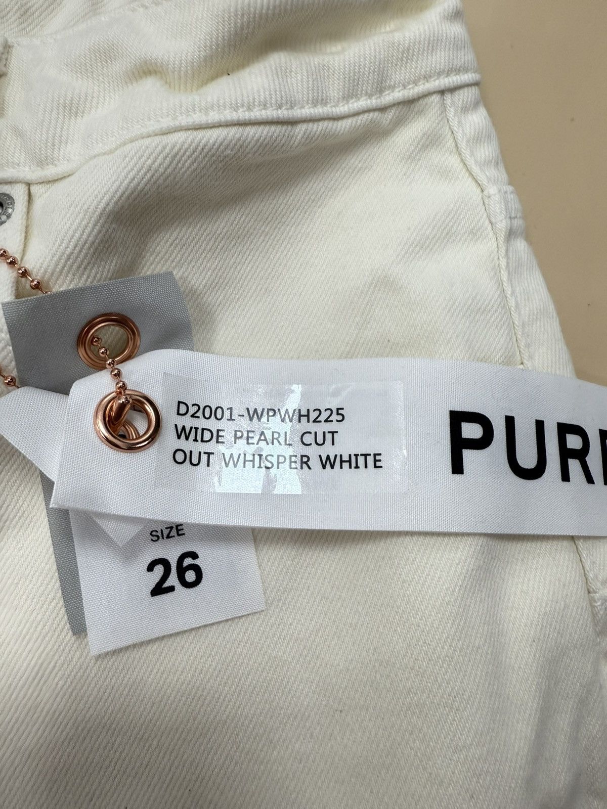 Other Purple Brand Wide Pearl Jeans Size 26" / US 2 / IT 38 - 3 Thumbnail