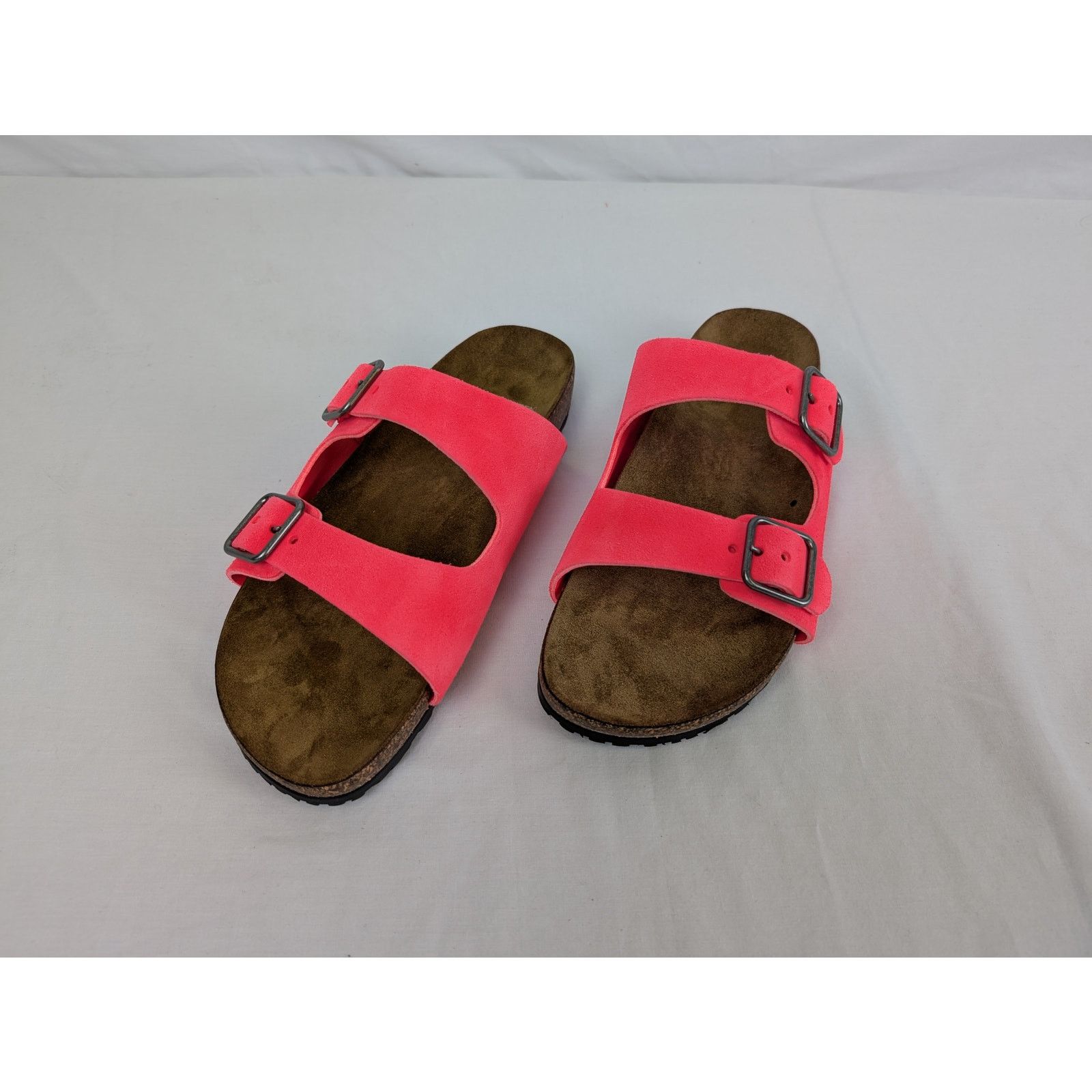 Saint Laurent Paris o1rshd1 Q:2 / Jimmy Double Buckle Slide Slipper Pink/Brown Size US 11 / EU 44 - 7 Thumbnail