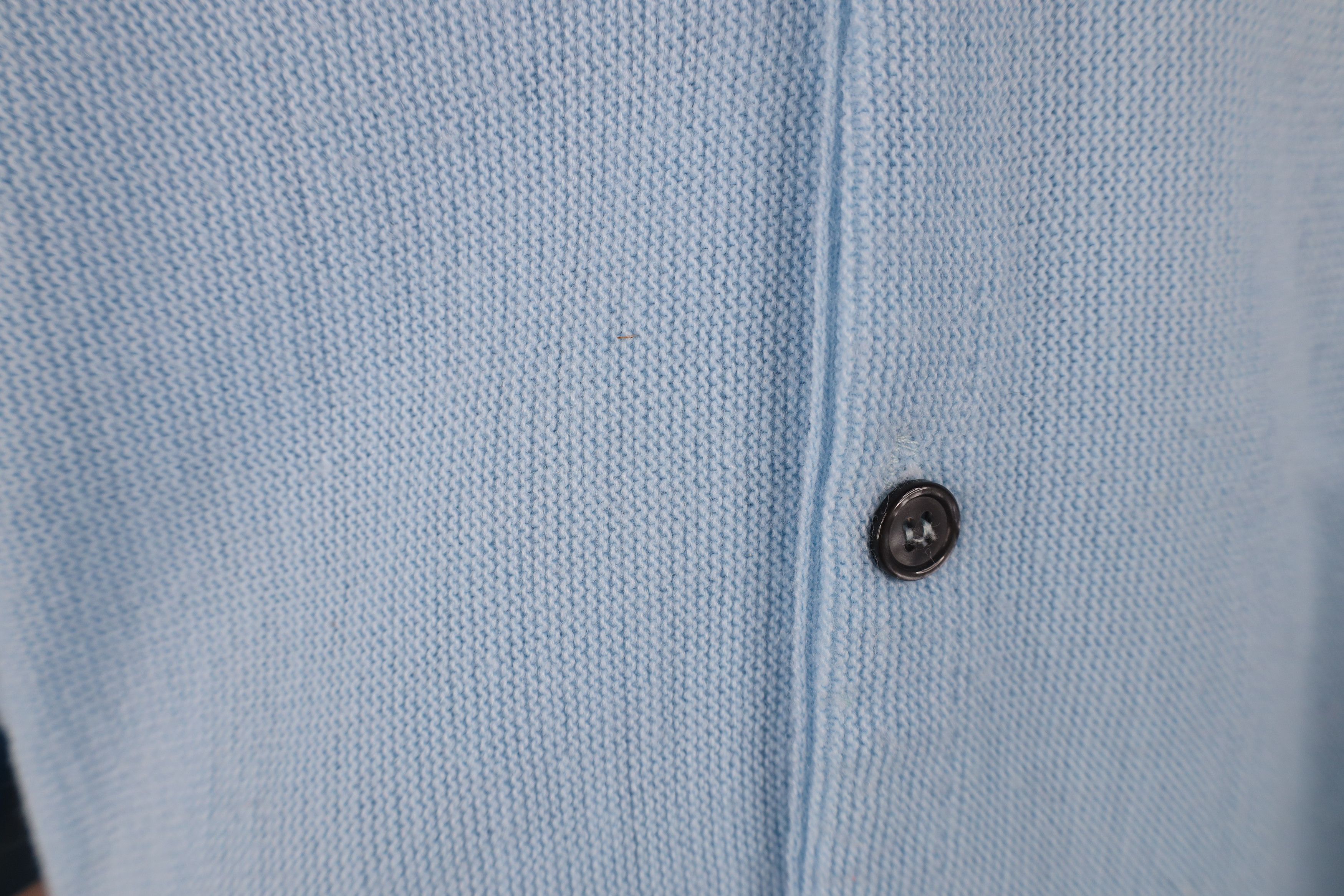 Vintage Vintage 70s Streetwear Cardigan Sweater Carolina Blue USA Size US M / EU 48-50 / 2 - 4 Thumbnail