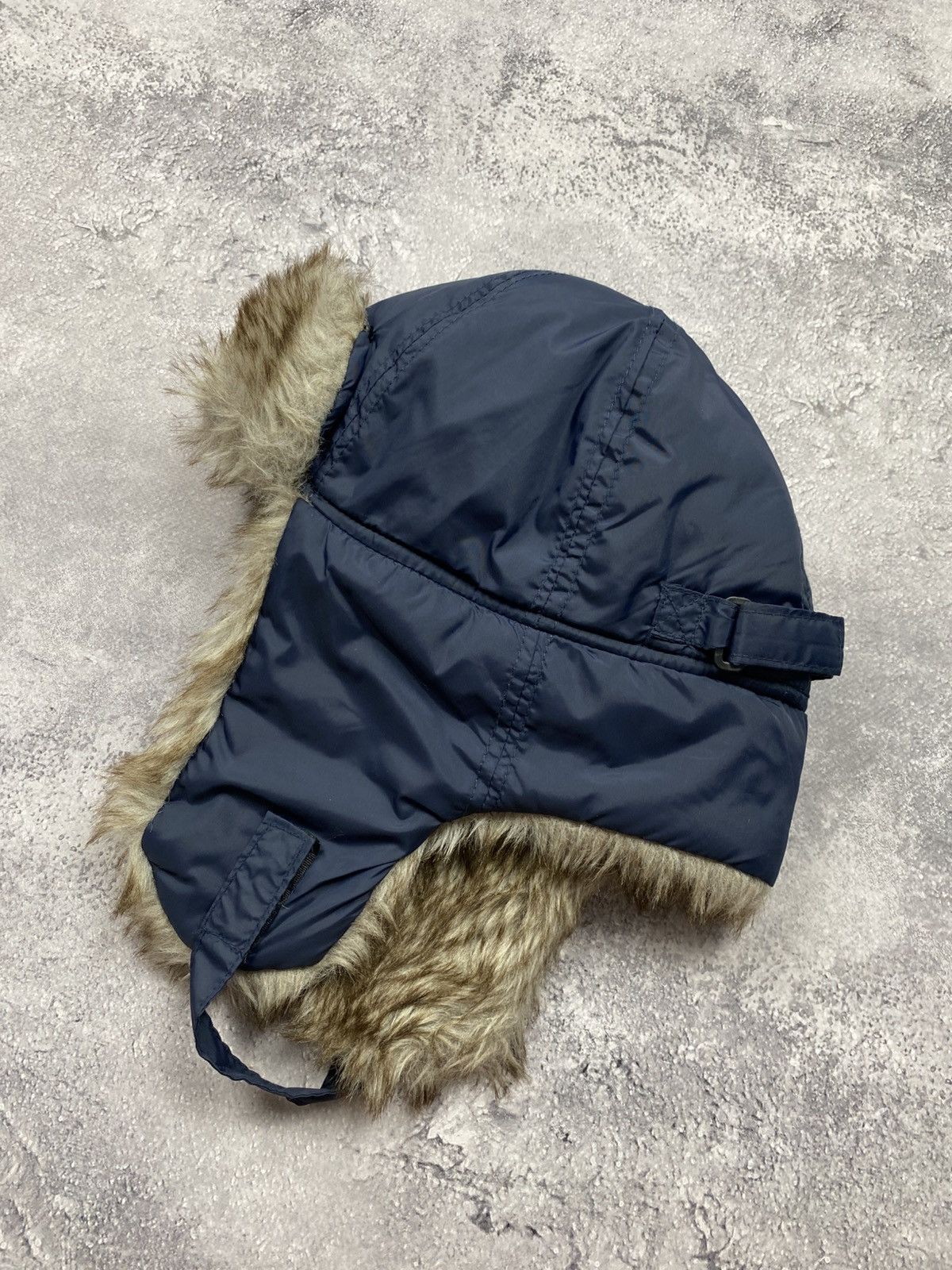 Japanese Brand Vintage Ushanka Hat Mohair Fur Fuzzy Japanese Y2K Furry Hat Size ONE SIZE - 4 Thumbnail