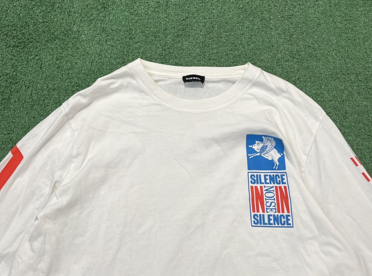 Diesel × Vintage Diesel Tokyo Longsleeve White Size US L / EU 52-54 / 3 - 4 Thumbnail