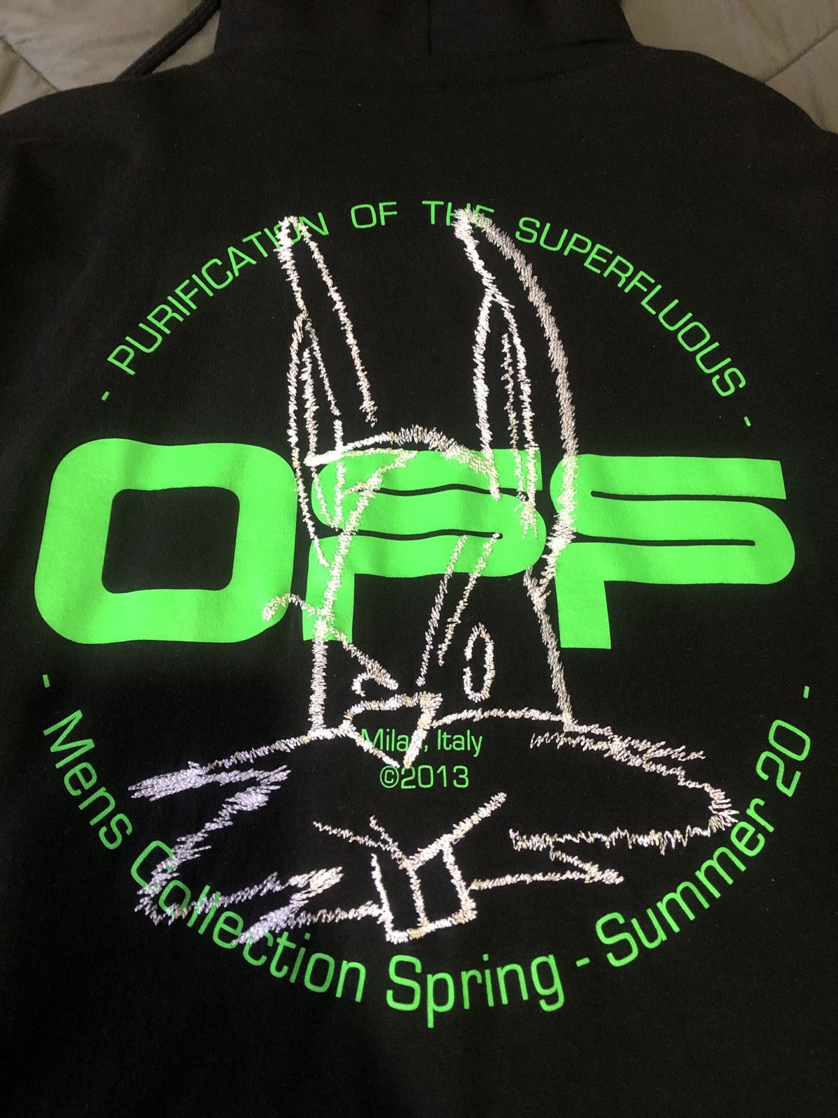 Off-White Off White Bunny Hoodie Size US S / EU 44-46 / 1 - 8 Thumbnail