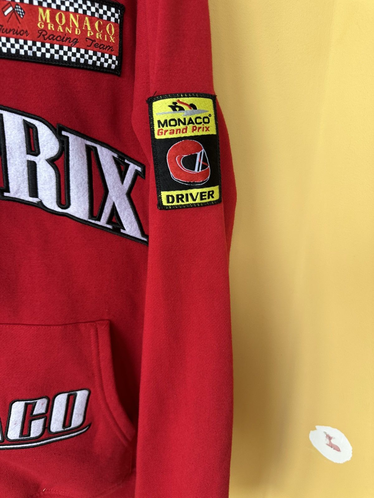 Other Vintage Official Monaco Grand Prix Mens Zip Up Hoodie - Red Size US L / EU 52-54 / 3 - 3 Thumbnail