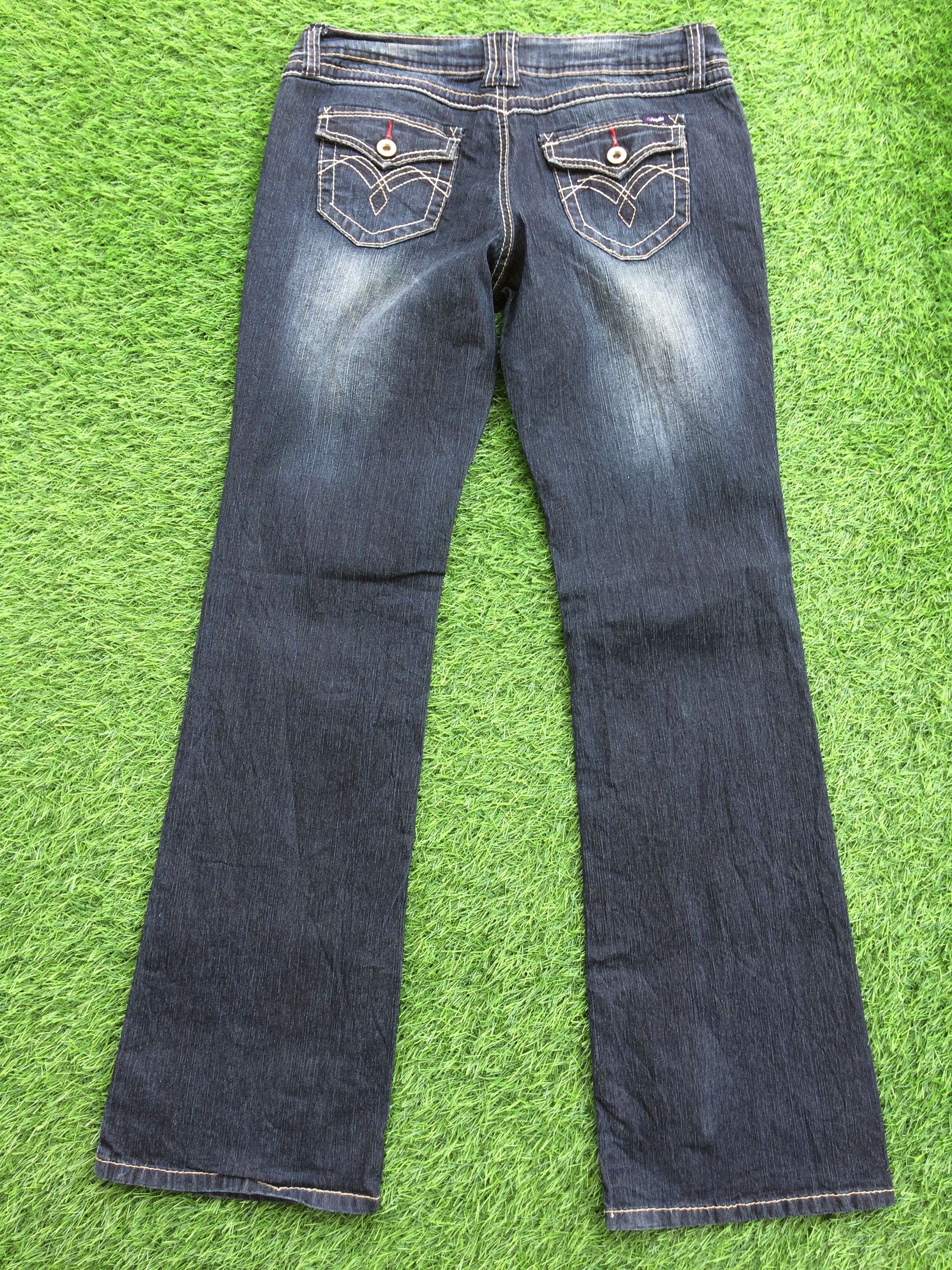 Designer Angels Bootcut Low Rise Jeans D-894 Size 30" / US 8 / IT 44 - 2 Thumbnail