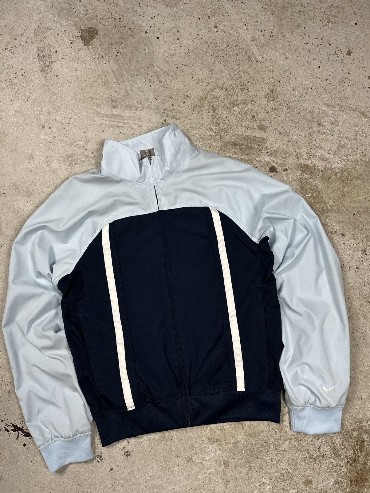 Nike × Vintage Vintage Y2K Nike Baby Blue Track Jacket Swoosh rare Size US S / EU 44-46 / 1 - 5 Thumbnail
