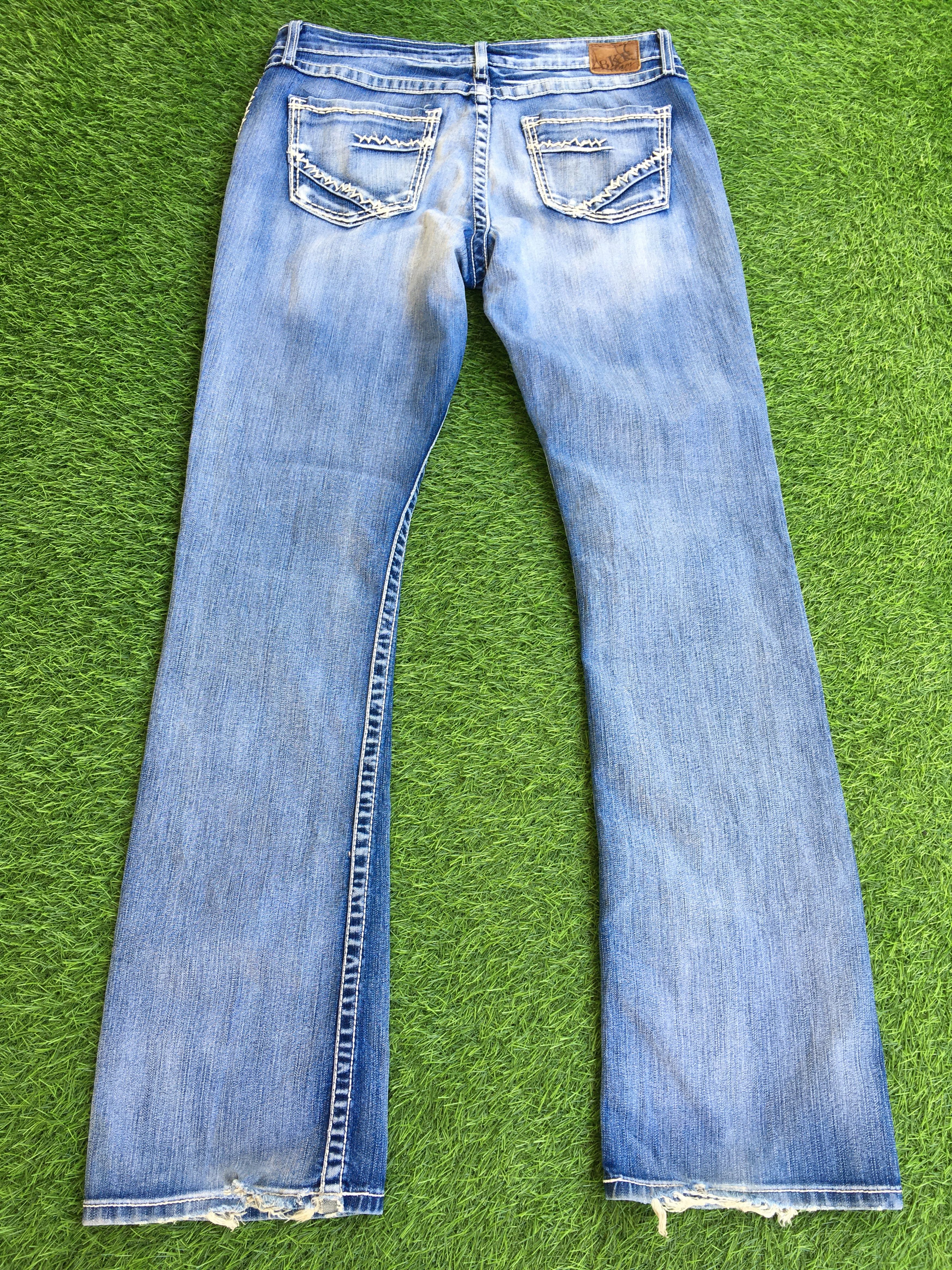 Designer × Jean BKE Denim Low Rise Bootcut Jeans D-1092 Size US 33 - 2 Thumbnail