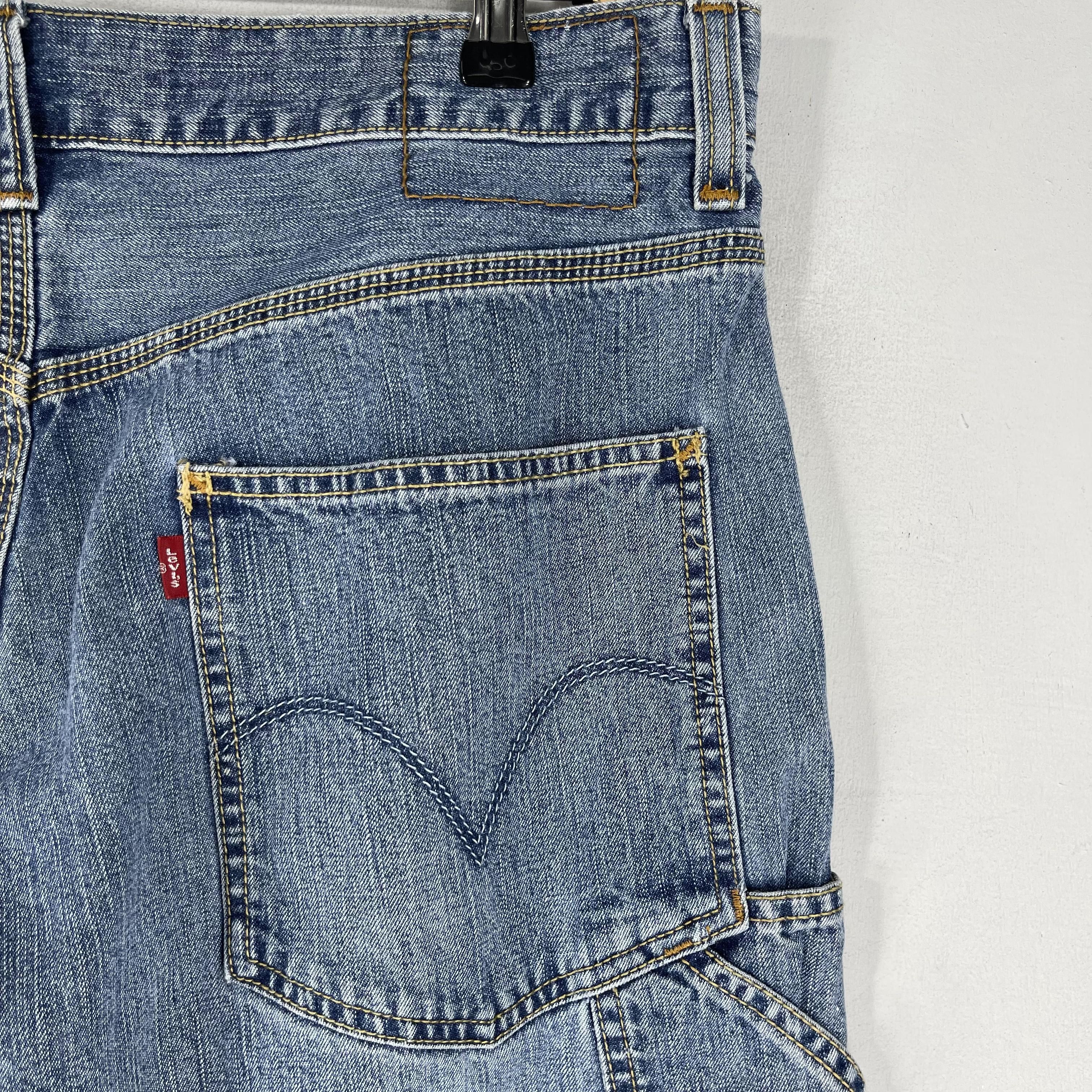 Levi's × Vintage Vintage Distressed Levis Carpenter Multi Pocket Jeans Size US 36 / EU 52 - 8 Thumbnail