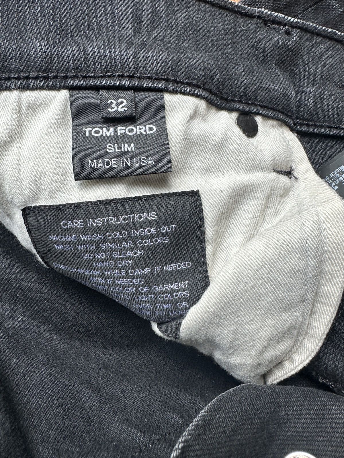 Tom Ford Tom Ford Selvedge Slim-Fit Jeans Size US 32 / EU 48 - 3 Thumbnail