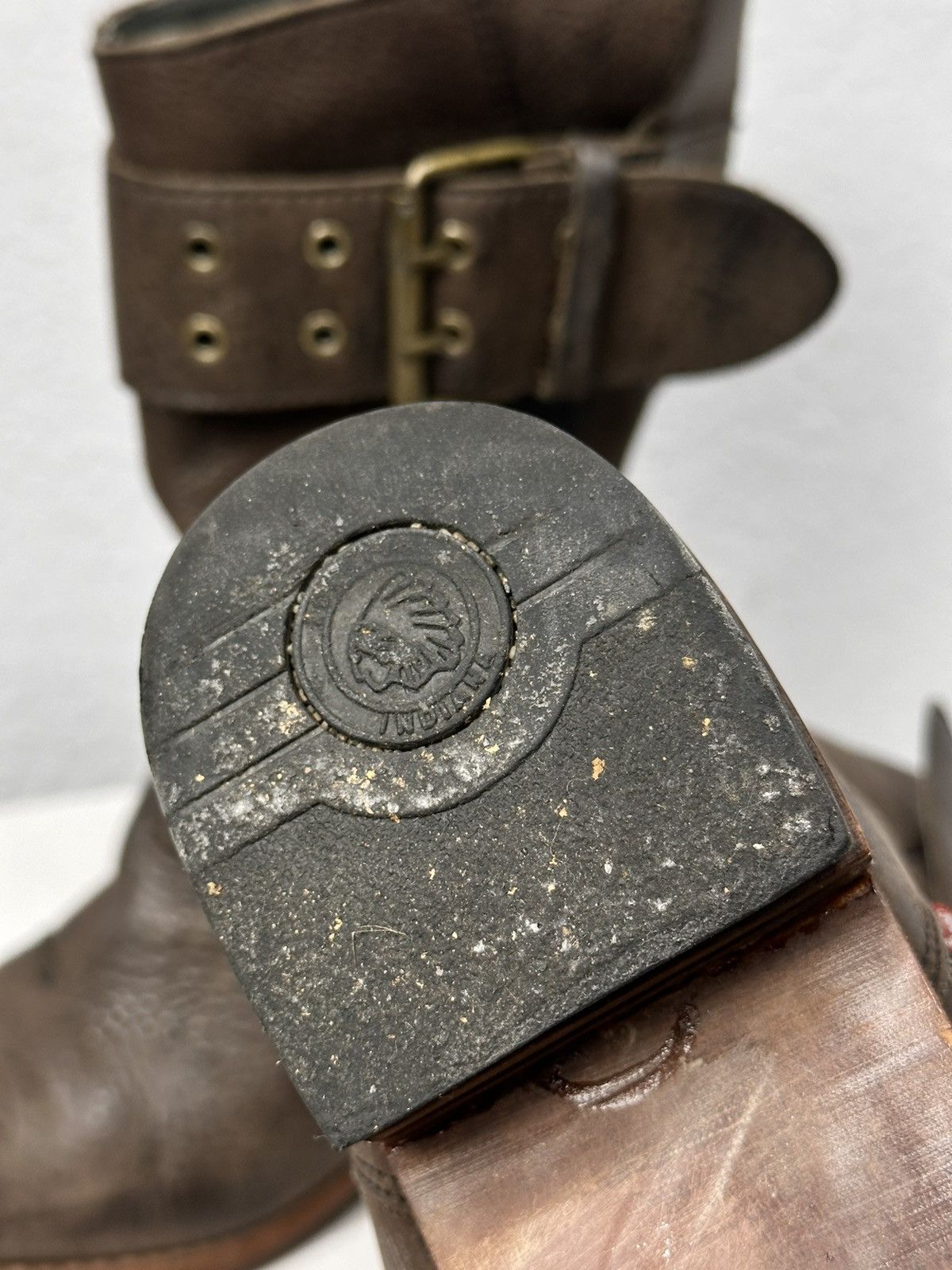 Pepe Jeans Vintage Leather Boots IfSixWasNine Guidi Style Margiela Vibe Size US 9 / IT 39 - 15 Thumbnail