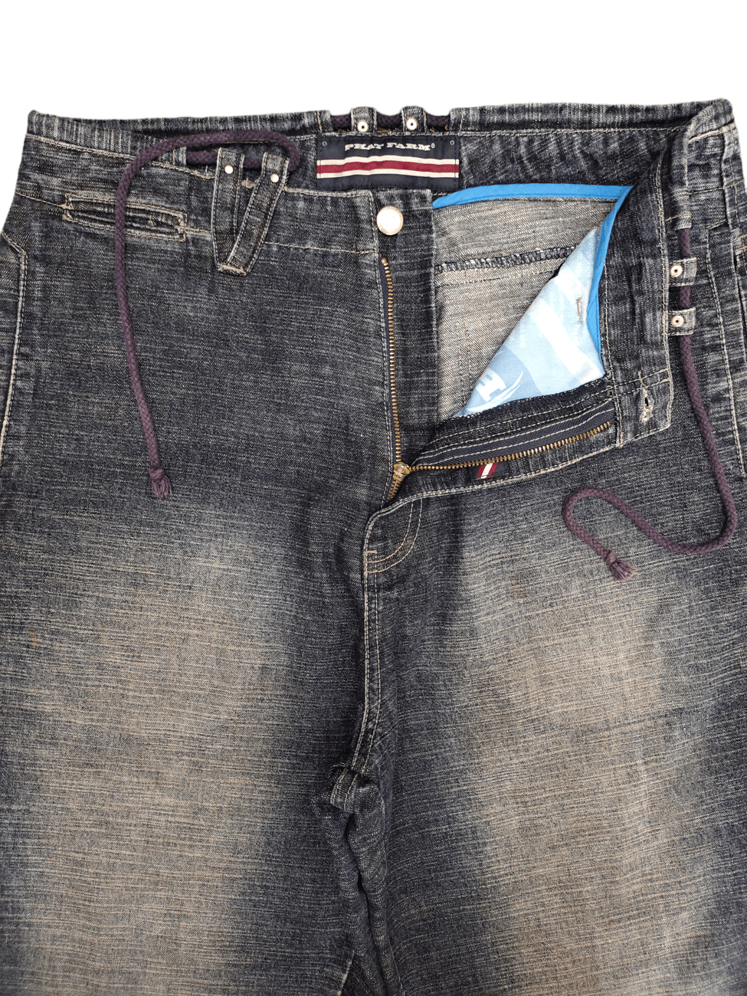 Phat Farm Baggy Jeans Phat Farm Wide Leg Jeans Y2k Jnco Streetwear Size US 32 / EU 48 - 14 Thumbnail