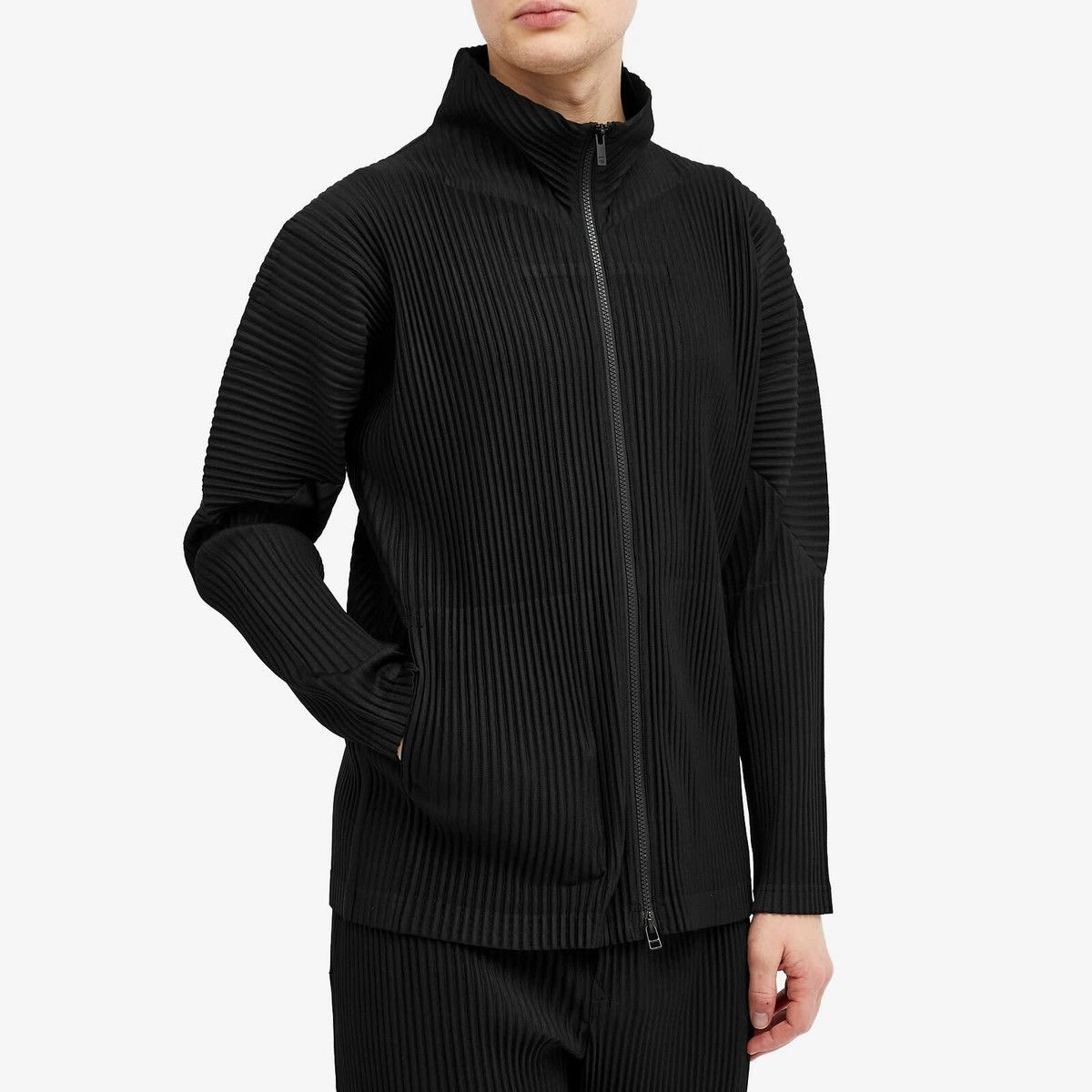 Issey Miyake Long sleeve zip up - HOMME PLISSÉ ISSEY MIYAKE Size US L / EU 52-54 / 3 - 1 Thumbnail