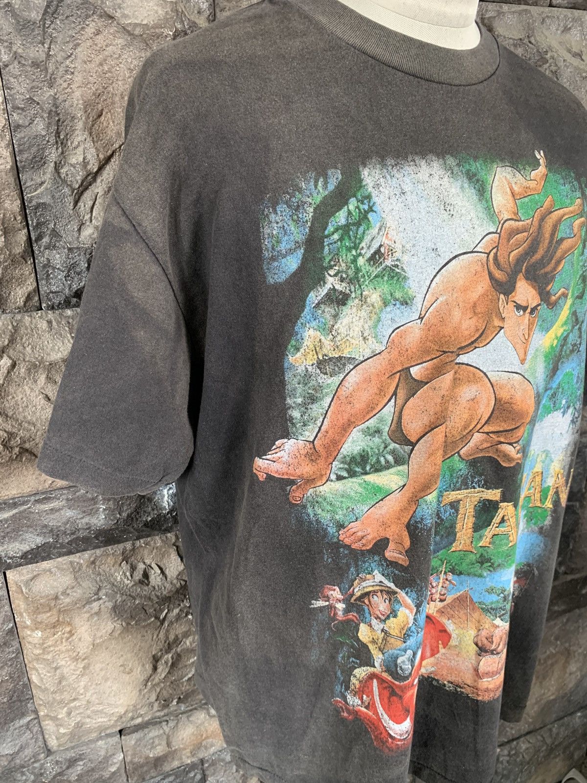 Disney Vintage Tarzan Walt Disney Animation Musical Movie T shirt Size US XL / EU 56 / 4 - 4 Thumbnail