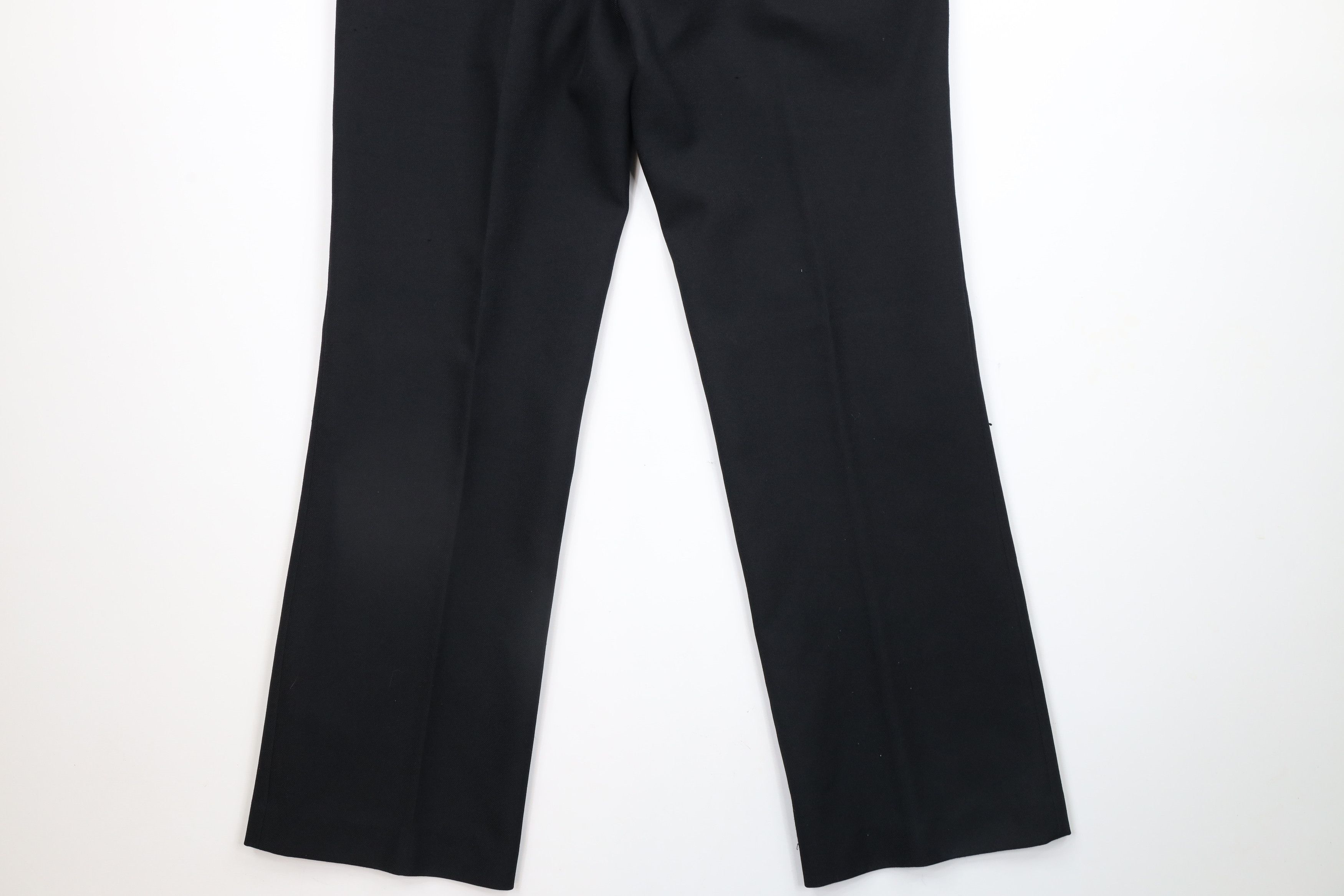 Vintage Vintage 70s Streetwear Bell Bottoms Chino Pants Black USA Size US 34 / EU 50 - 10 Thumbnail