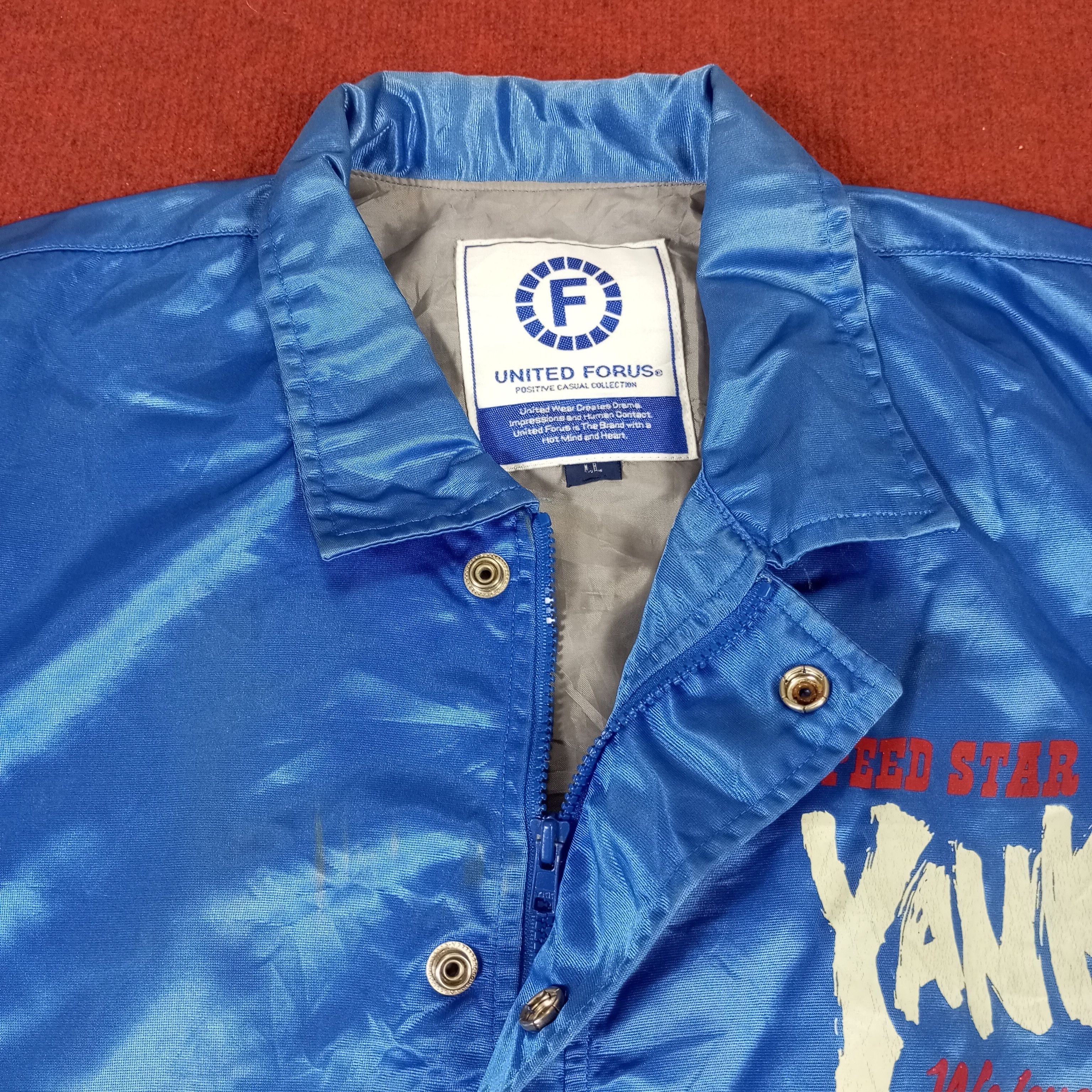 Vintage Yankees Jacket Street Racing Team Fukuoka Speed Star Size US XL / EU 56 / 4 - 6 Thumbnail