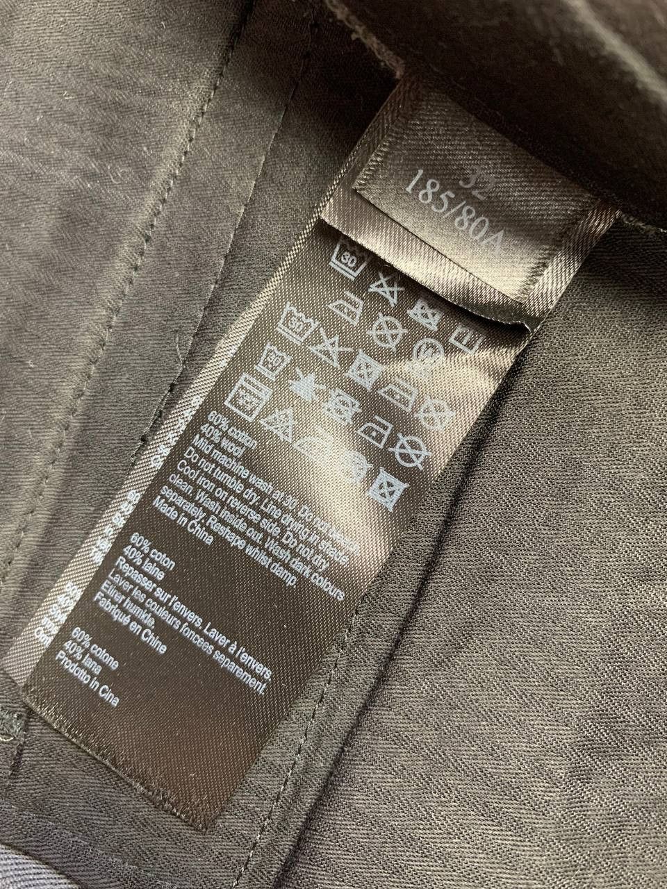 Allsaints AllSaints Gray Wool Blend Trousers W32 Tailored Cropped Fit Size US 34 / EU 50 - 11 Thumbnail