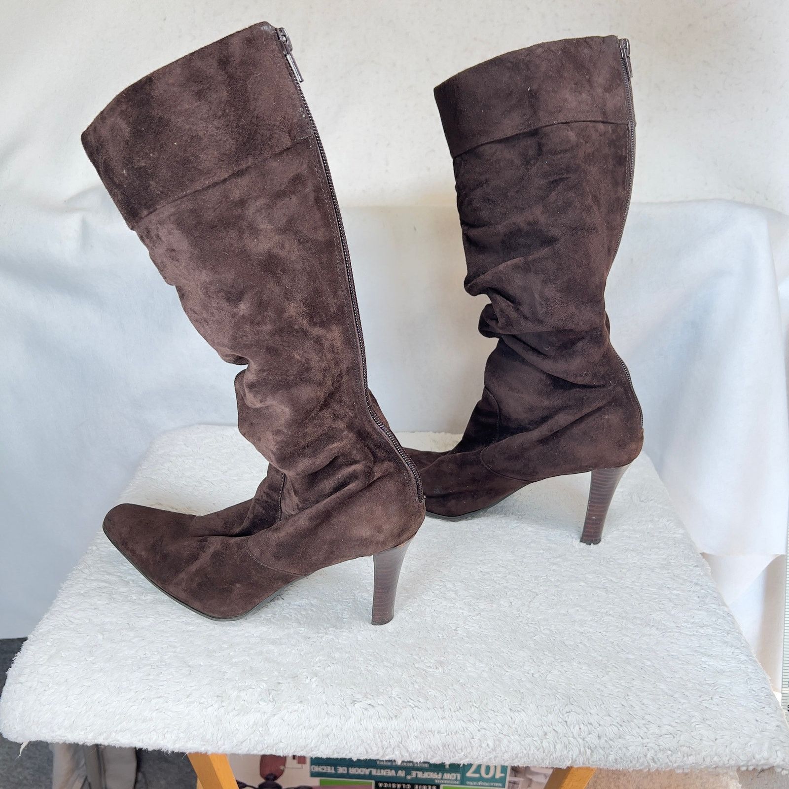 Other White Mountain Genuin Suede Leather Thigh Boot Carson B32696 Size US 8 / IT 38 - 9 Thumbnail