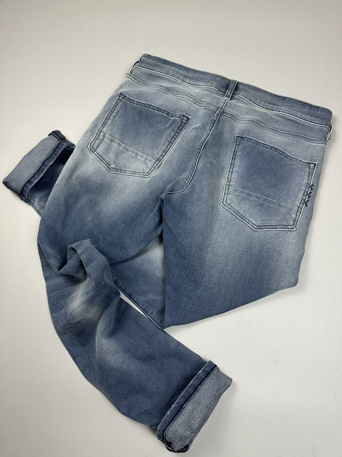 Scotch & Soda Scotch&soda Skinny Stretch Jeans Washed Blue Size US 31 - 1 Thumbnail