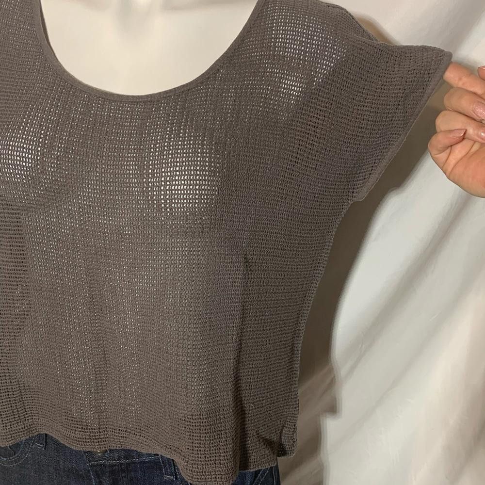 Other Urban Outfitters Ecote Knit Crop Top, Dk. Gray, Sm Size M / US 6-8 / IT 42-44 - 5 Thumbnail