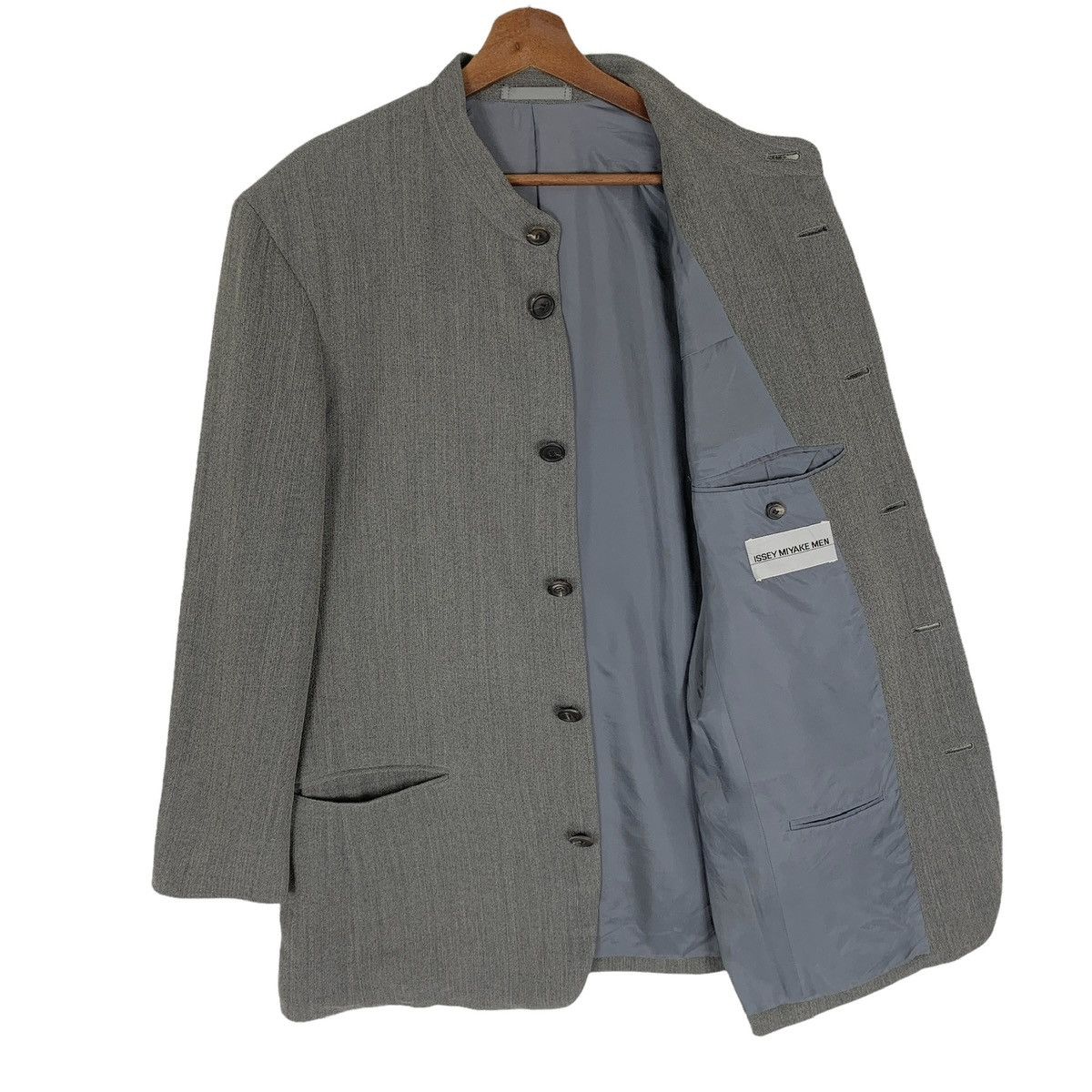 Issey Miyake Issey Miyake Mandarin Collar Jacket Size US L / EU 52-54 / 3 - 2 Thumbnail