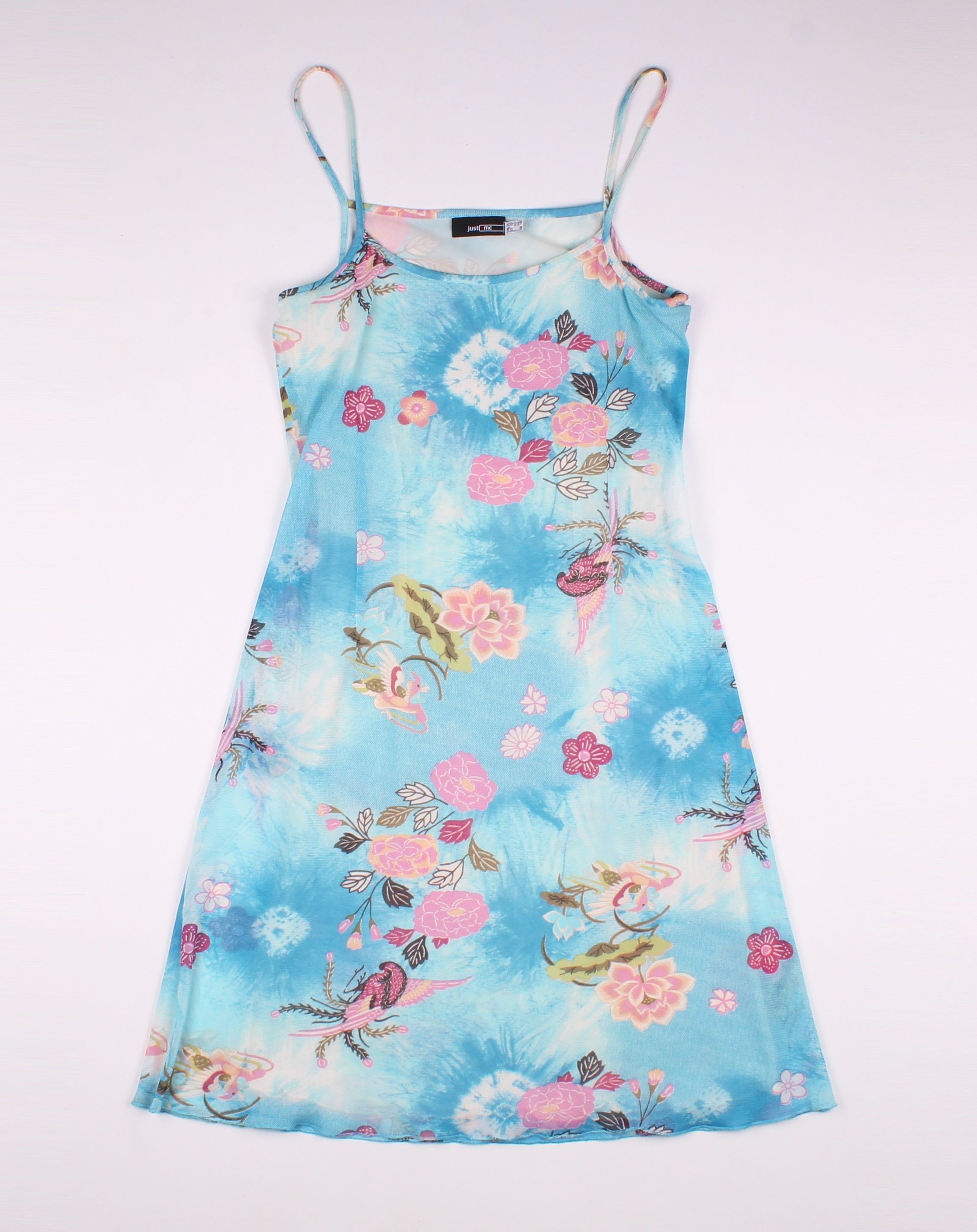 Vintage Vintage Just Me Mesh Printed Sleep Dress Size M / US 6-8 / IT 42-44 - 4 Thumbnail