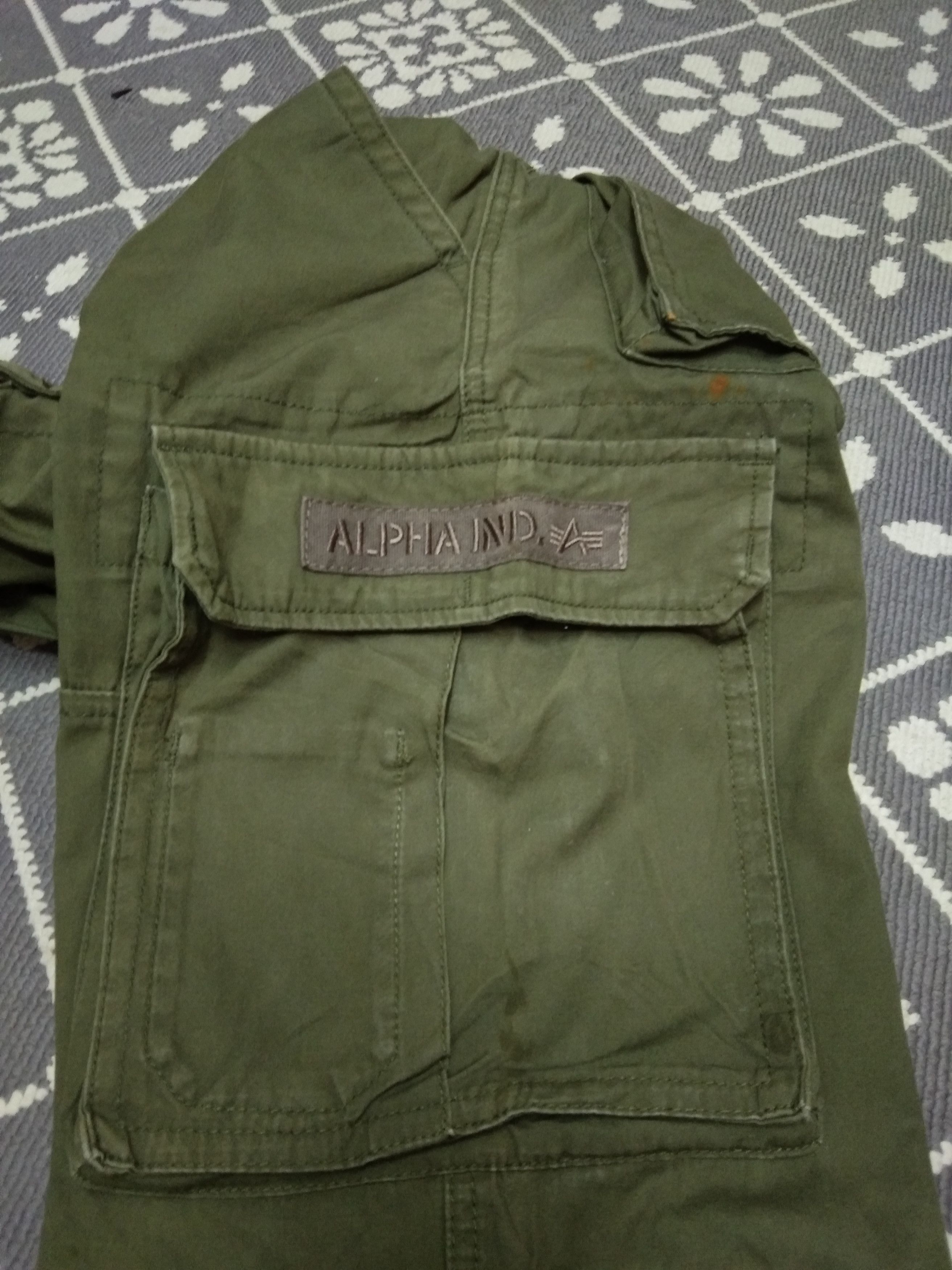 Alpha Industries VINTAGE ALPHA INDUSTRIES 8 POCKETS CARGO PANT. Size US 30 / EU 46 - 7 Thumbnail