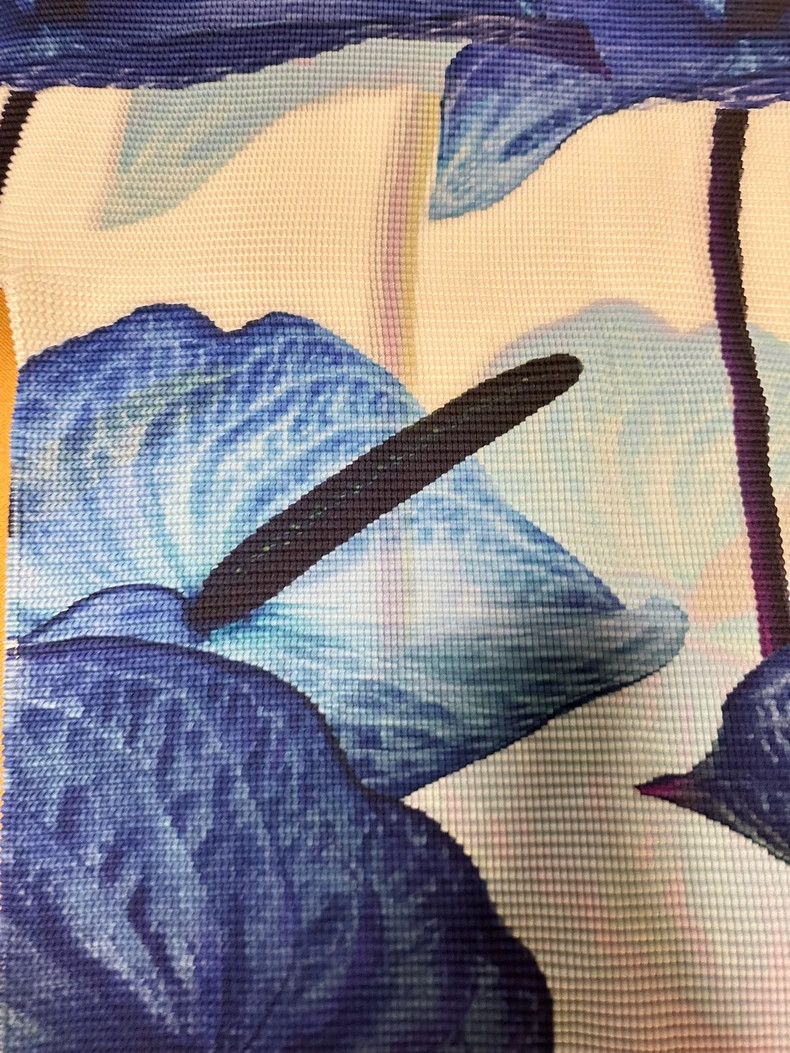Issey Miyake Issey Miyake Blue floral short-sleeved shirt Size M / US 6-8 / IT 42-44 - 2 Thumbnail
