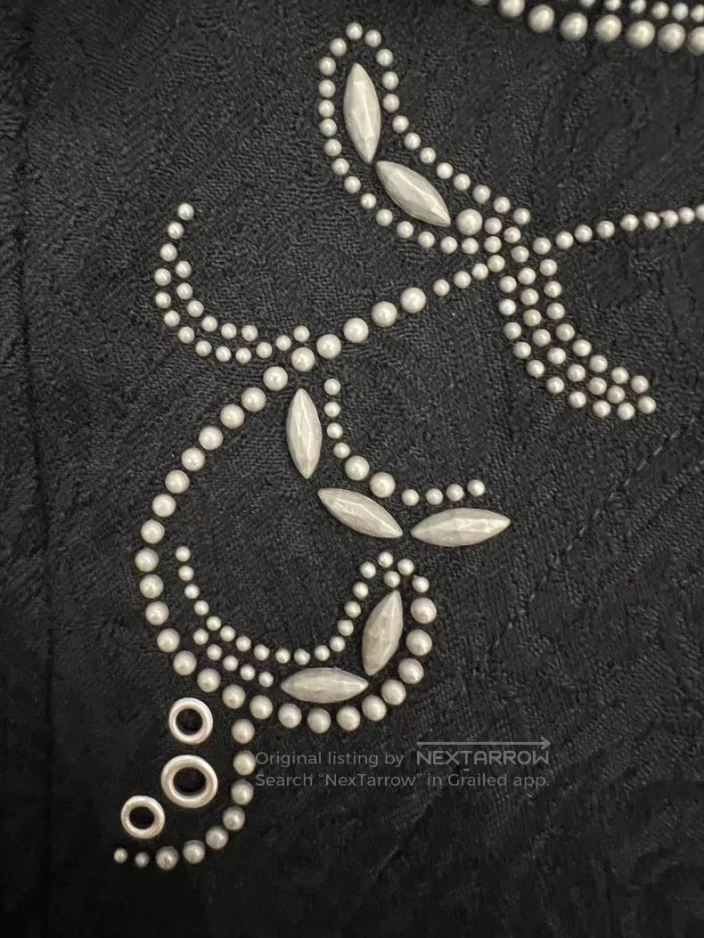 Saint Laurent Paris Saint Laurent Paris Dark Pattern Embroidered Beaded Wool J Size US M / EU 48-50 / 2 - 5 Thumbnail