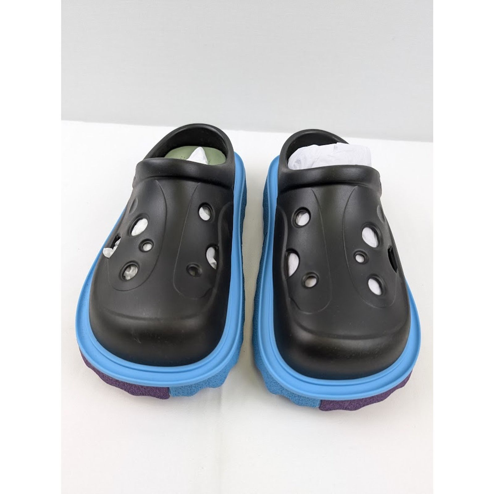 Off-White o1rshd1 Sponge Sole Meteor Slippers in Black / Blue Size US 9 / EU 42 - 13 Thumbnail