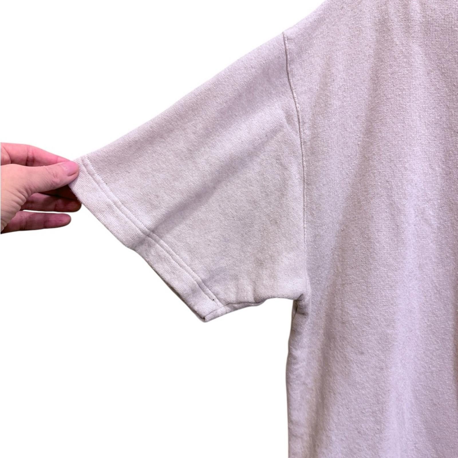 CLOSED Closed Heathered Cream Sunburst Terry Sweatshirt Sz XL Size US XL / EU 56 / 4 - 2 Thumbnail