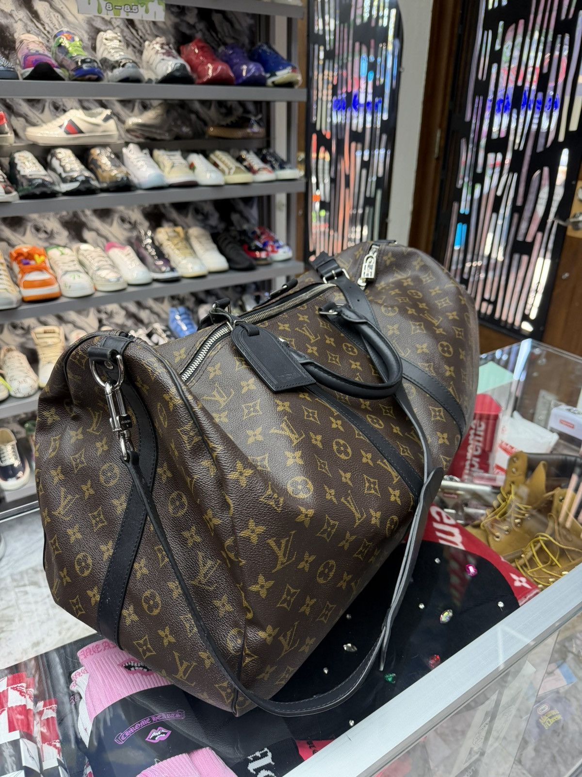 Louis Vuitton Louis Vuitton Keepall Bag Size ONE SIZE - 3 Thumbnail