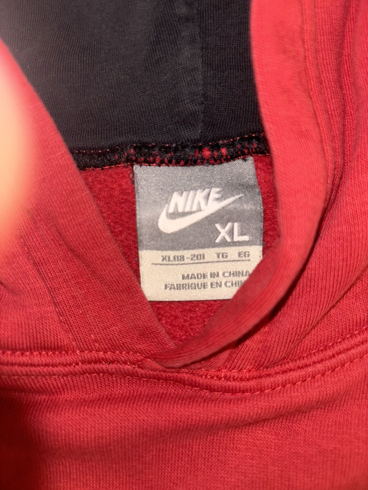 Nike Vintage Nike Grey Tag Boys Red Sweatshirt W/ Nike Logo XL Size US S / EU 44-46 / 1 - 3 Thumbnail