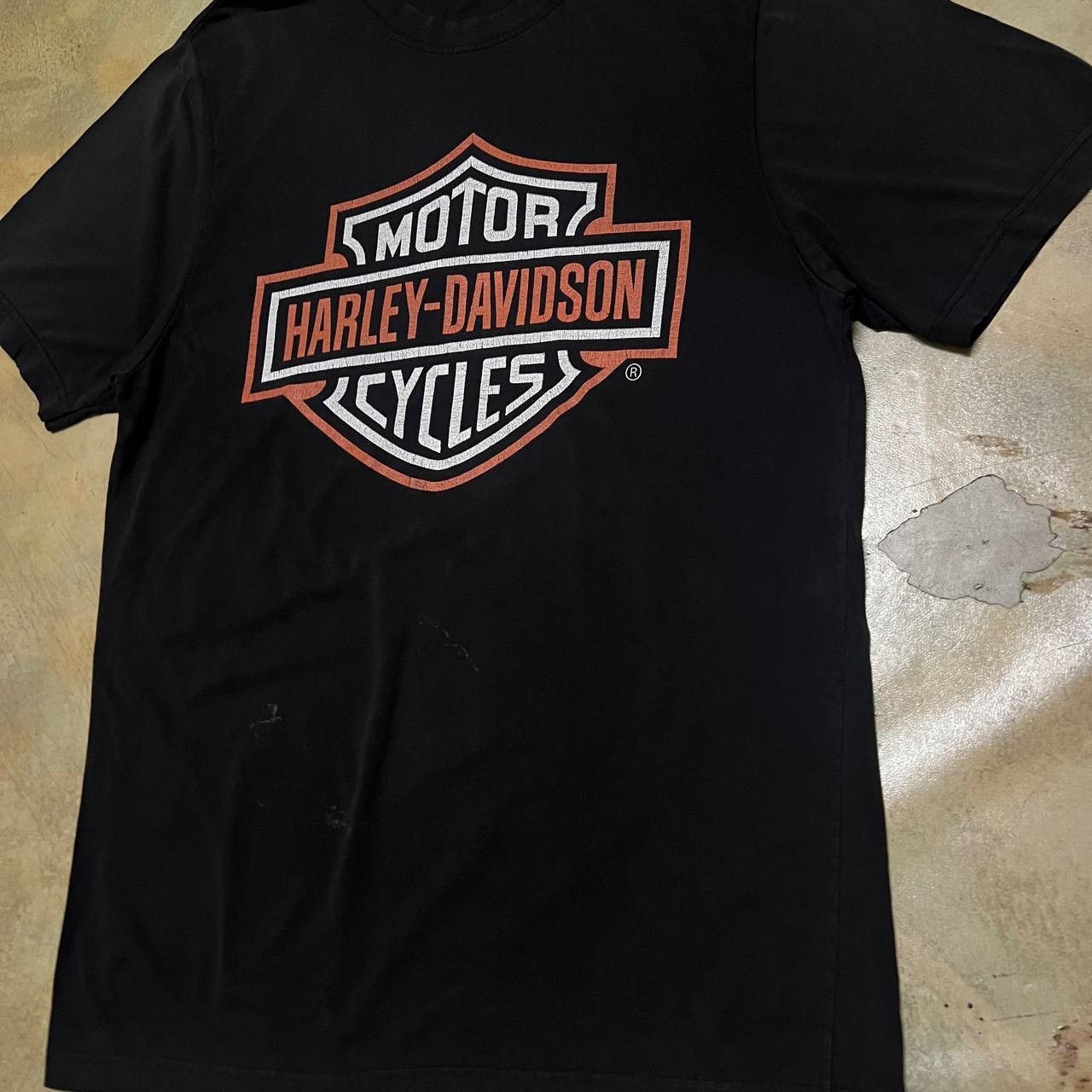 Harley Davidson Vintage Harley Davidson Big Logo Distressed Shirt Size US L / EU 52-54 / 3 - 2 Thumbnail
