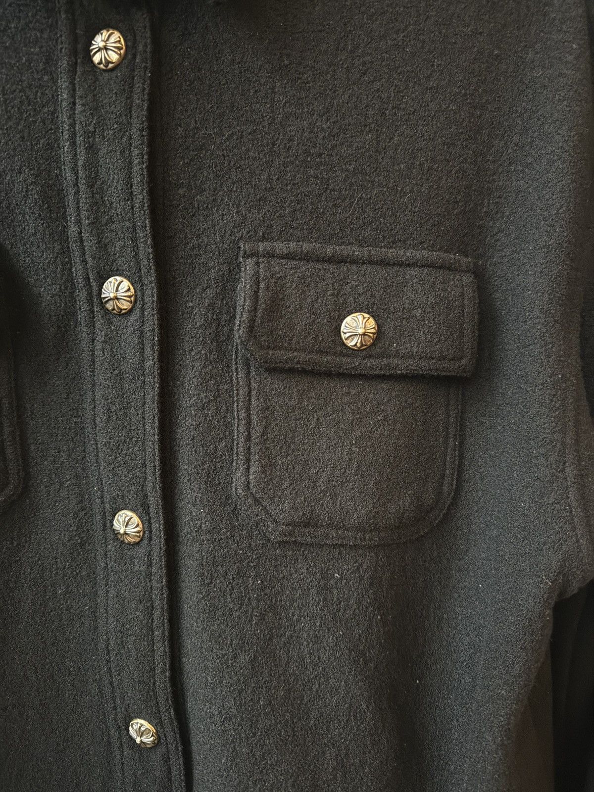 Chrome Hearts Chrome Hearts 2025 Wool Cropped Jacket Size US S / EU 44-46 / 1 - 3 Thumbnail