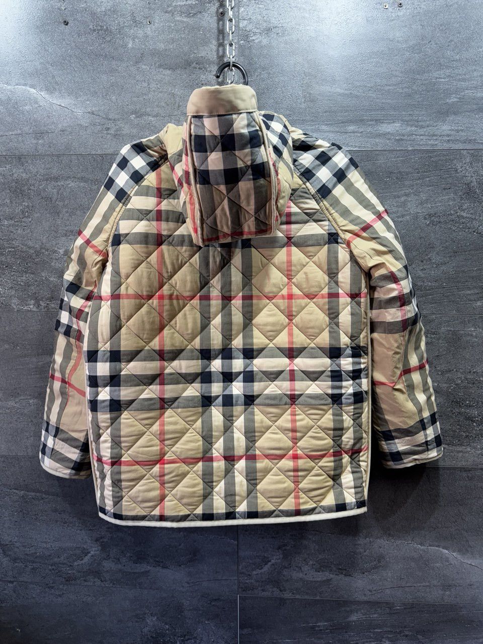 Burberry BURBERRY Meddon Quilted Nova Check Jacket Size XS Size XS / US 0-2 / IT 36-38 - 2 Thumbnail