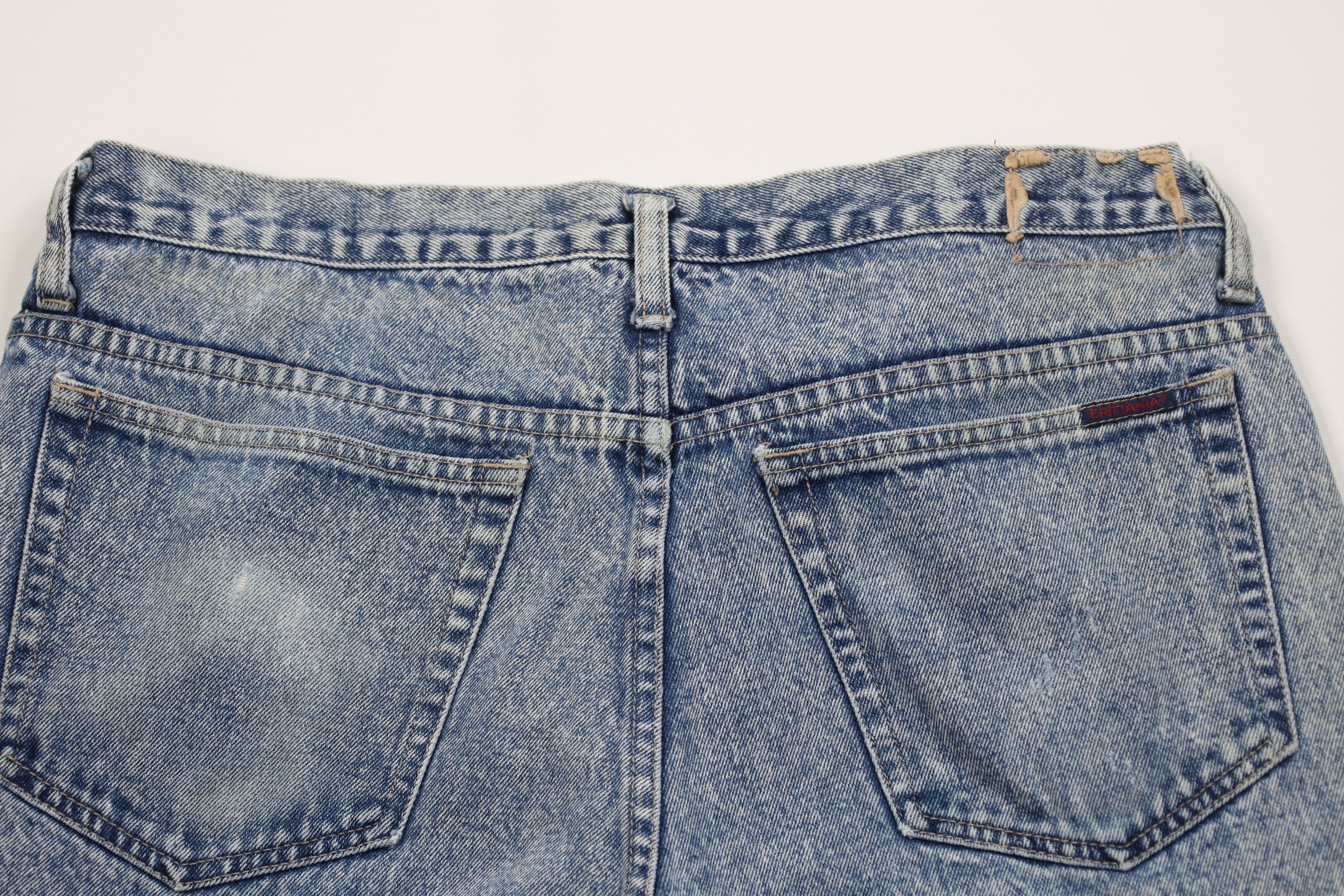 Vintage Vintage 90s Streetwear Relaxed Fit Acid Wash Denim Jeans Size US 38 / EU 54 - 11 Thumbnail