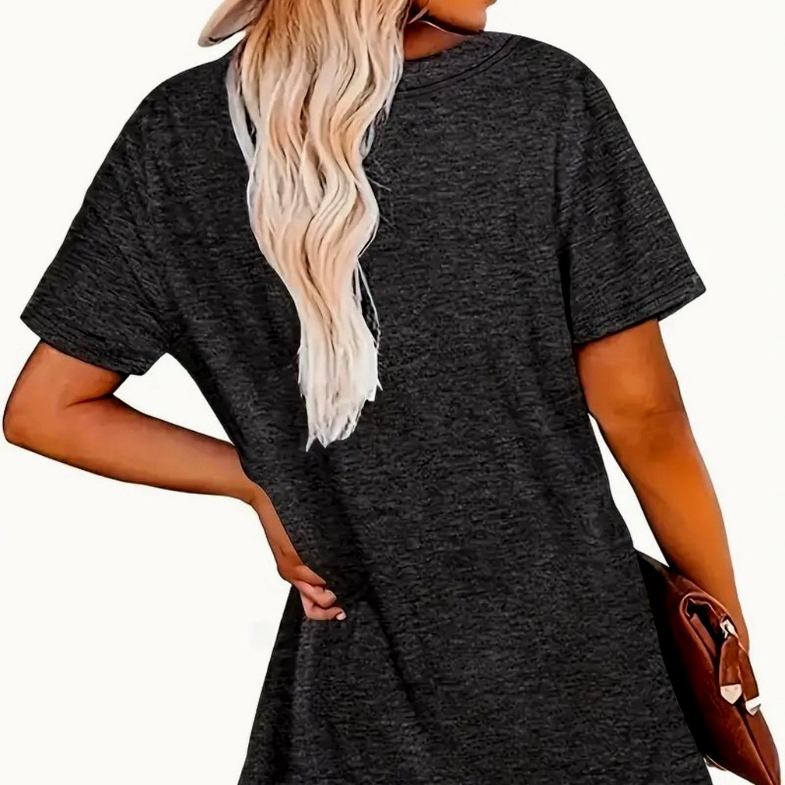 Other Aunt. The Woman. Crew Neck T-shirt Deep Gray size 8/10 Size L / US 10 / IT 46 - 3 Thumbnail
