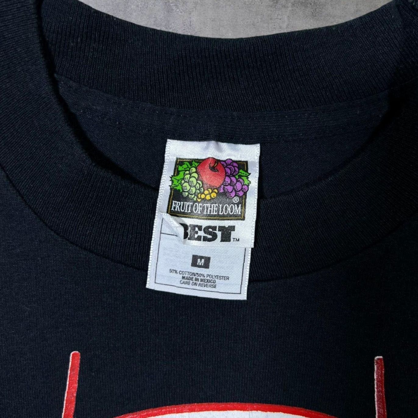 Fruit Of The Loom Vintage What Fear? (1996) “Texas State Men’s Gymnastics Championships” Single Stitch T-Shirt M Short Sleeve Cotton Black Fruit of the Loom Mens XXL? Size US S / EU 44-46 / 1 - 3 Thumbnail