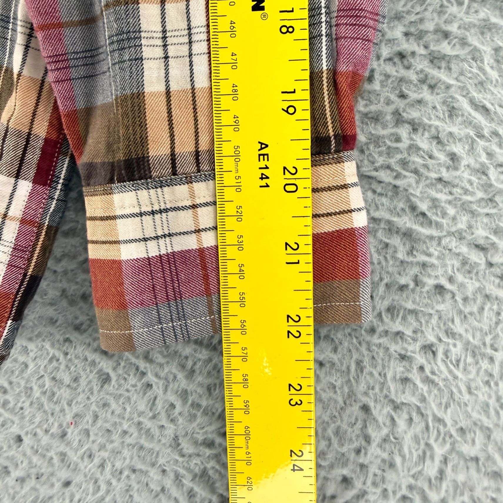 Vintage Woods & Gray Button-Down Shirt Mens Large Brown Plaid Long Sleeve Cotton Casual Size US L / EU 52-54 / 3 - 7 Thumbnail