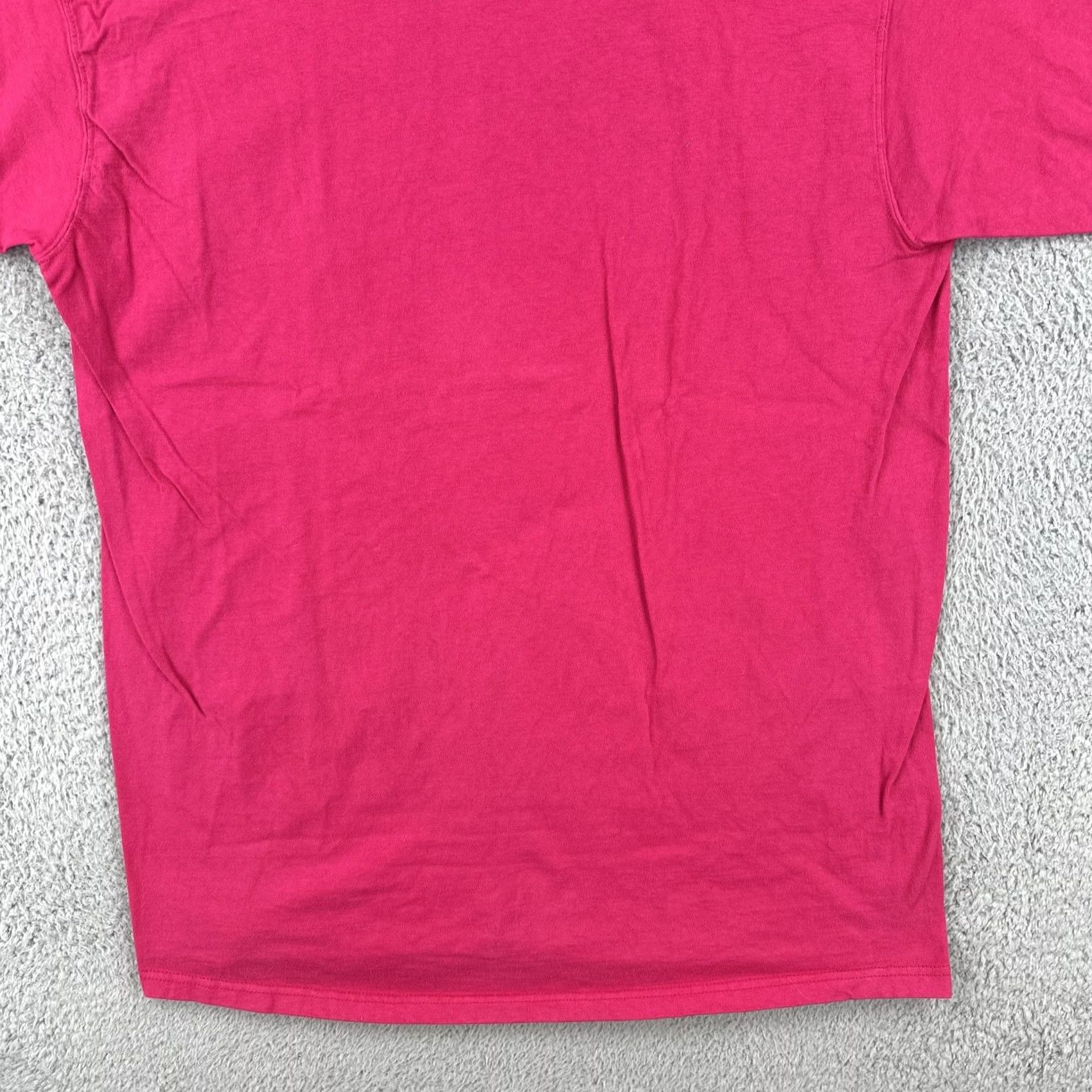 Vintage VINTAGE Pluma T-Shirt Pink 90s Adult Large Short Sleeve Crew Neck Cotton Shirt Mens Size US L / EU 52-54 / 3 - 4 Thumbnail