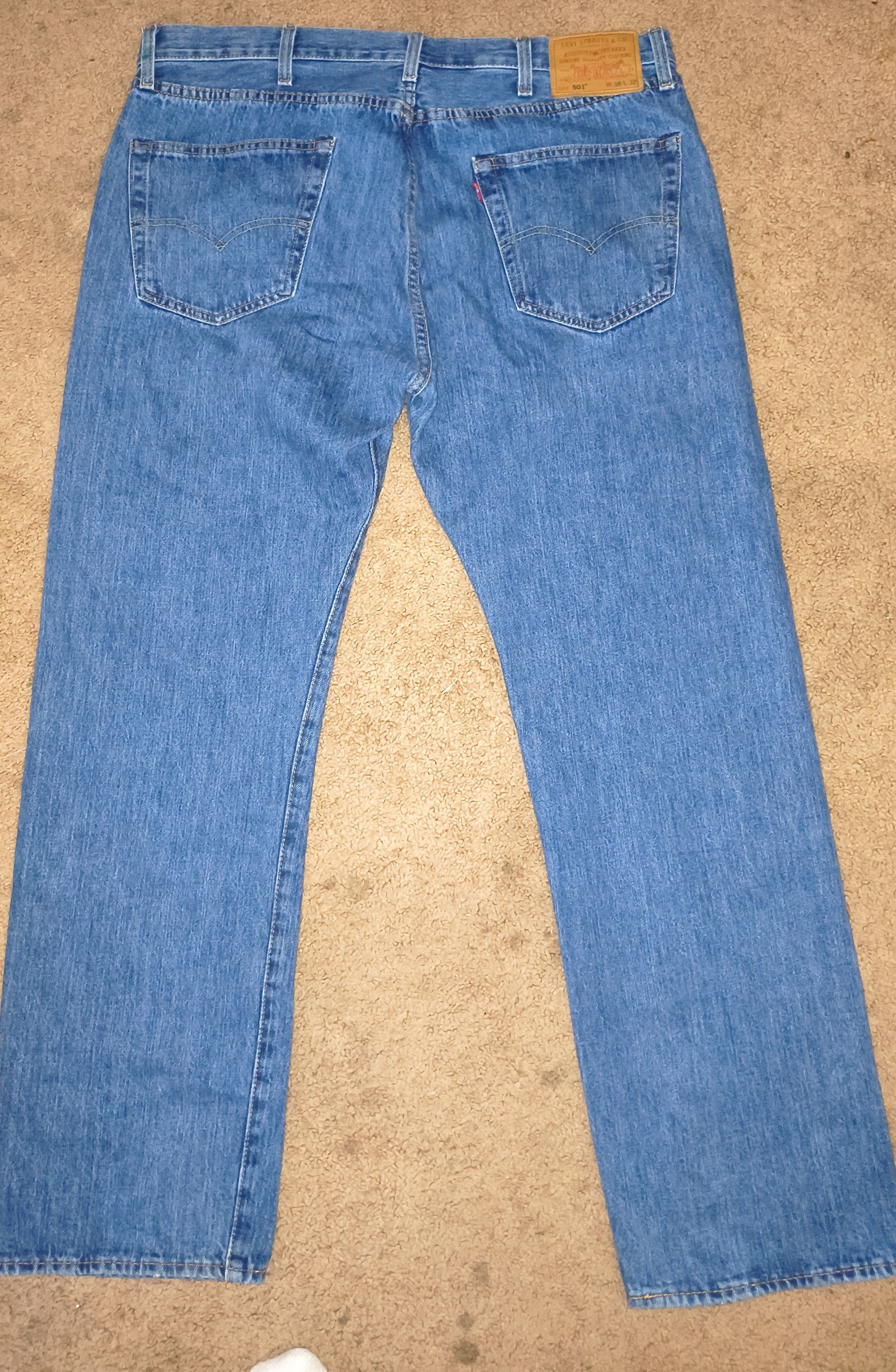 Levi's Levi's premium 501 selvage denim large E on tag 38x32 Size US 38 / EU 54 - 7 Thumbnail