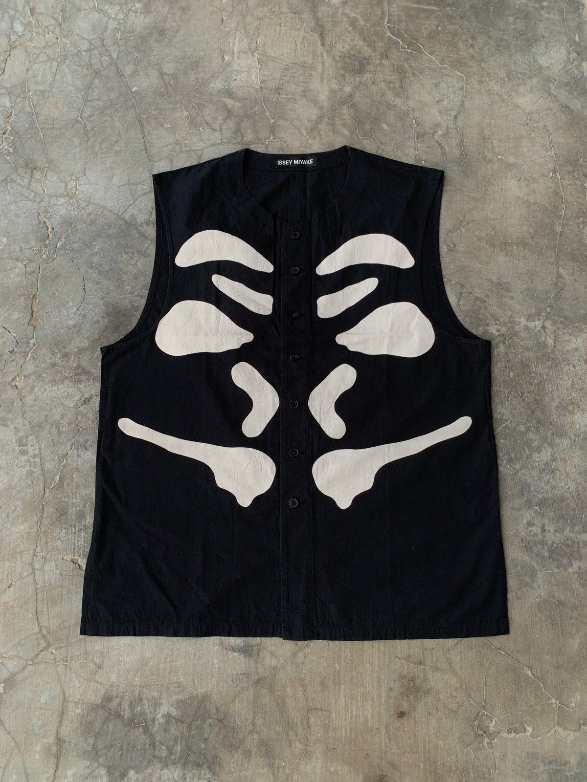 Issey Miyake 1990s Issey Miyake - Skeleton Bone Vest Size US M / EU 48-50 / 2 - 1 Thumbnail
