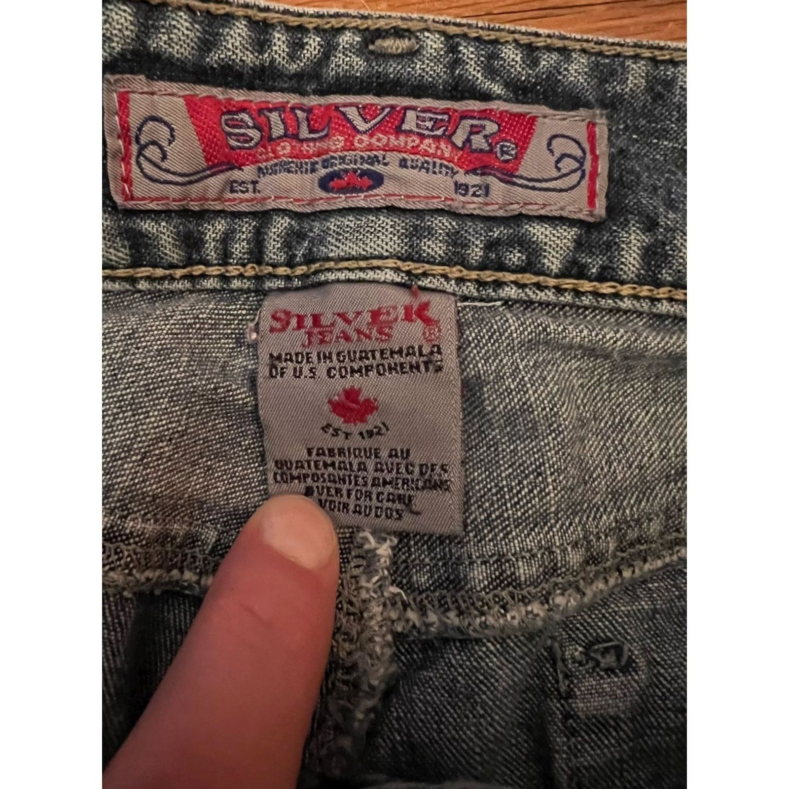 Denime VINTAGE Western Glove Works Jeans Womens 30x32 Blue Flare Med Wash Denim Jeans Flared Womens 30x32 Blue Denim Size 30" / US 8 / IT 44 - 3 Thumbnail