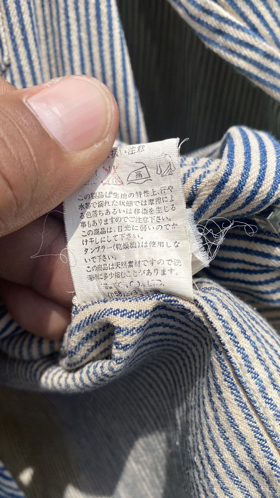 Japanese Brand Dog House Hickory Stripe Shirt Size US L / EU 52-54 / 3 - 9 Thumbnail