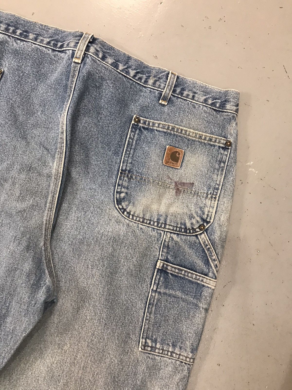 Carhartt × Vintage Vintage Carhartt B73 DST double knee denim Size US 44 / EU 60 - 10 Thumbnail
