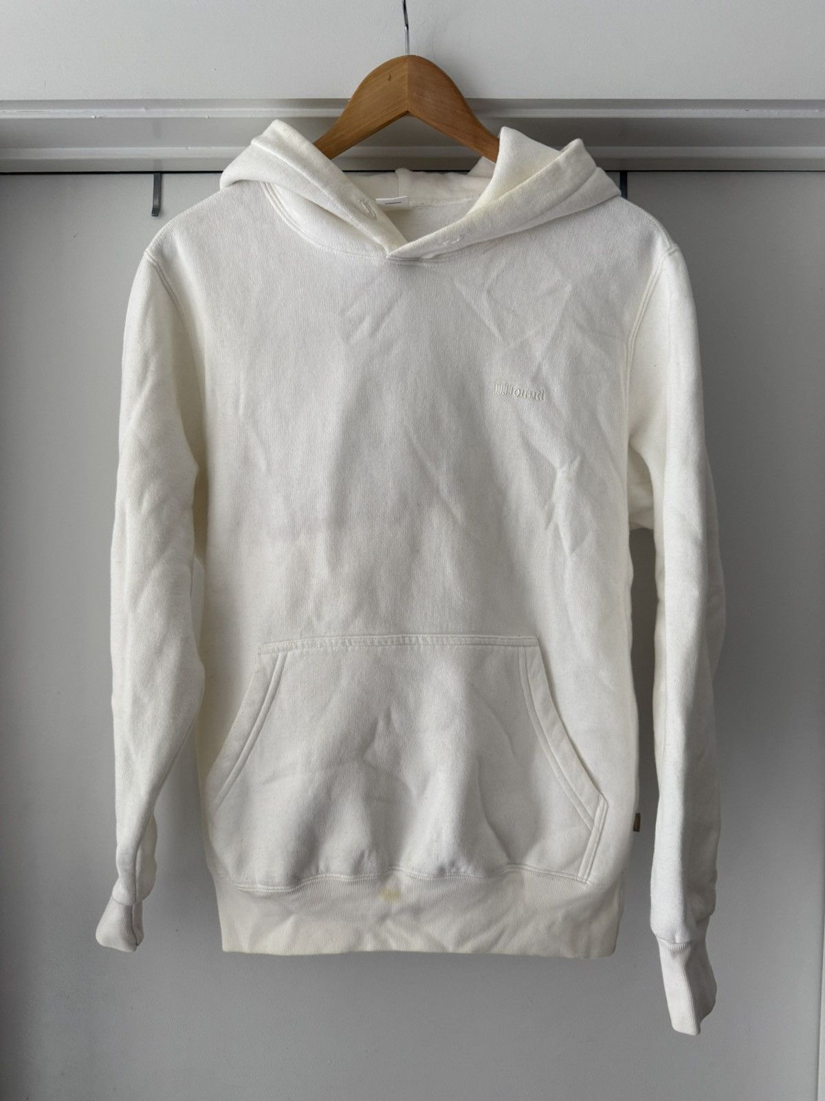 JJJJound JJJJound Standard Issue Hoodie White logo Size Small. Size US S / EU 44-46 / 1 - 1 Thumbnail