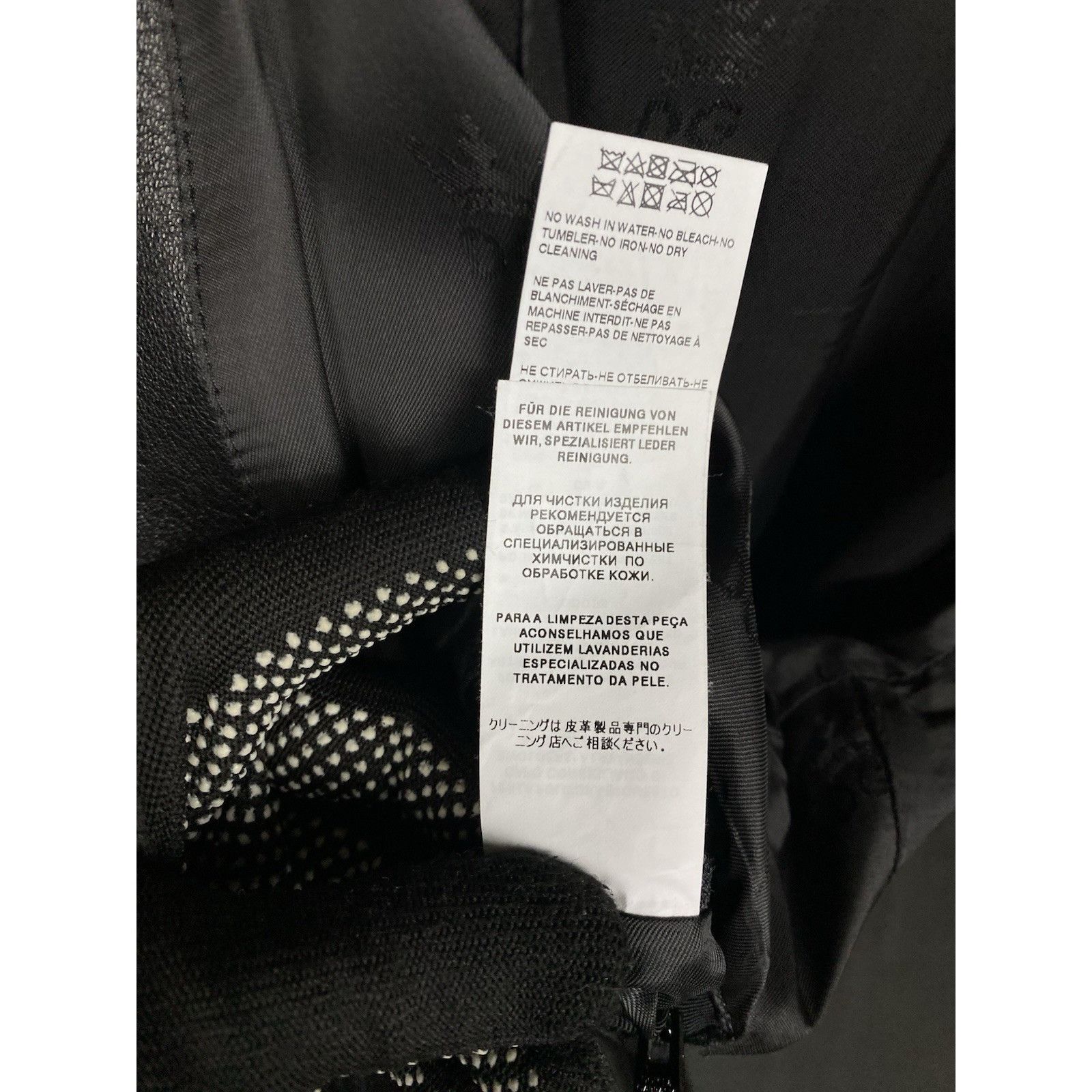 Dolce & Gabbana MINT! Dolce&Gabbana Men's Black Leather Bomber Jacket Size 5 Size US L / EU 52-54 / 3 - 14 Thumbnail