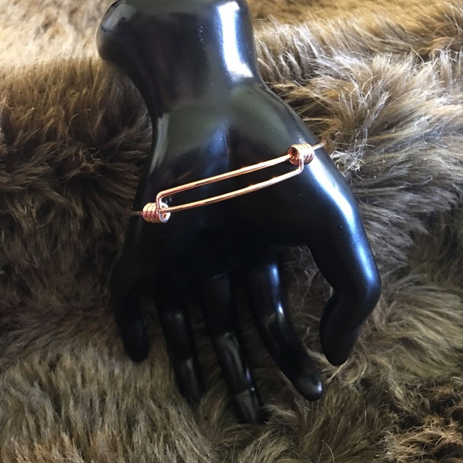 Jewelry Rose gold tone tree of life adjustable bracelet Size ONE SIZE - 4 Thumbnail
