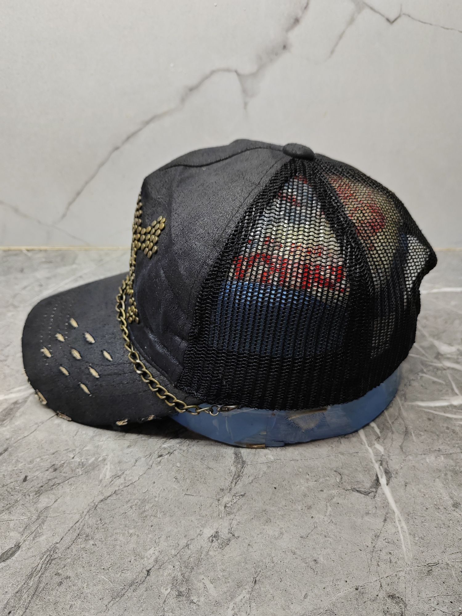 Japanese Brand Vintage Skulls Punk Distressed Style Cap Hat Size ONE SIZE - 4 Thumbnail